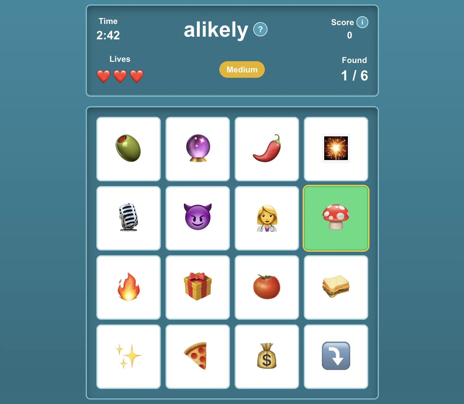 Screenshot of alikely