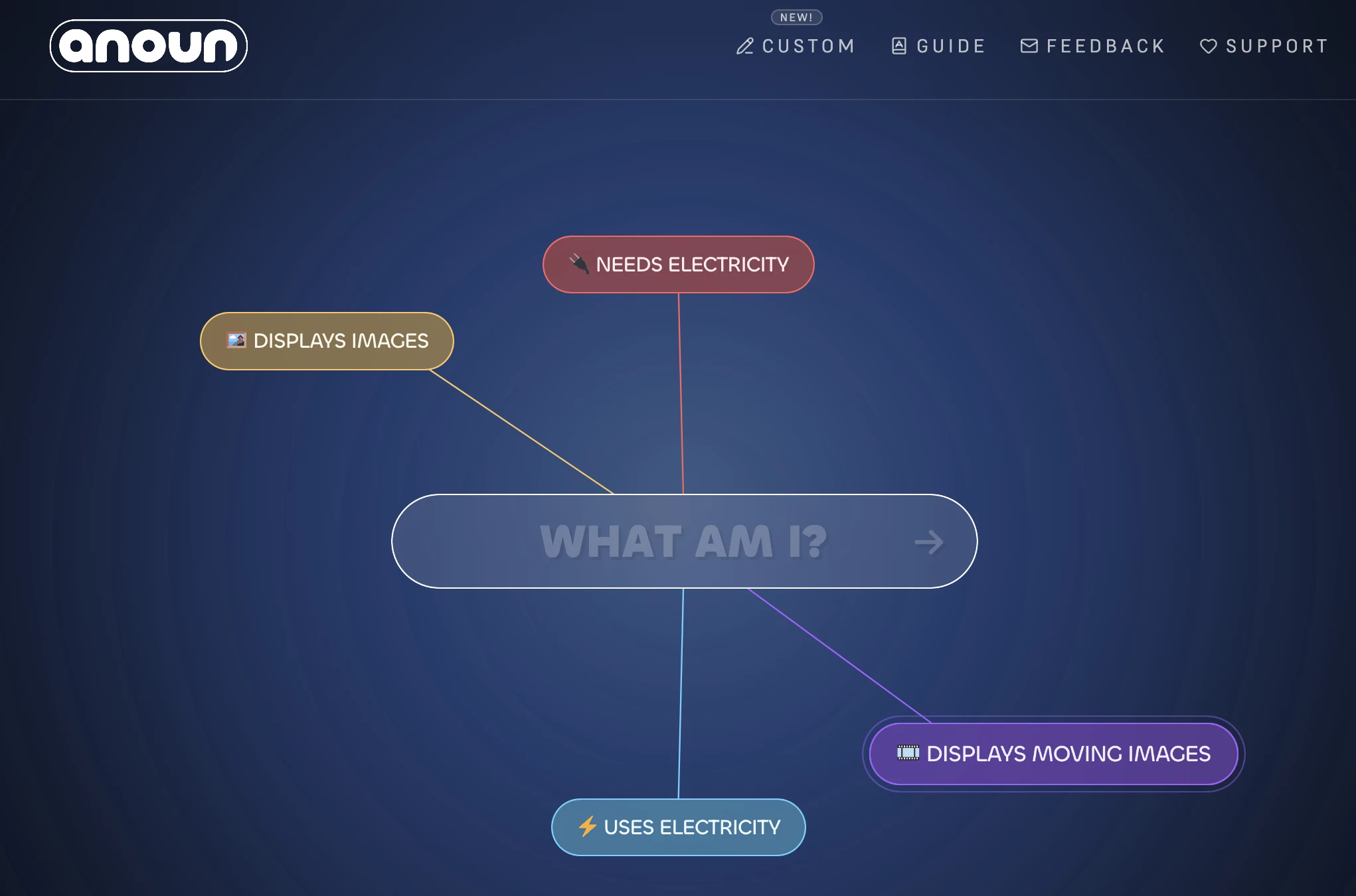 Screenshot of Anoun