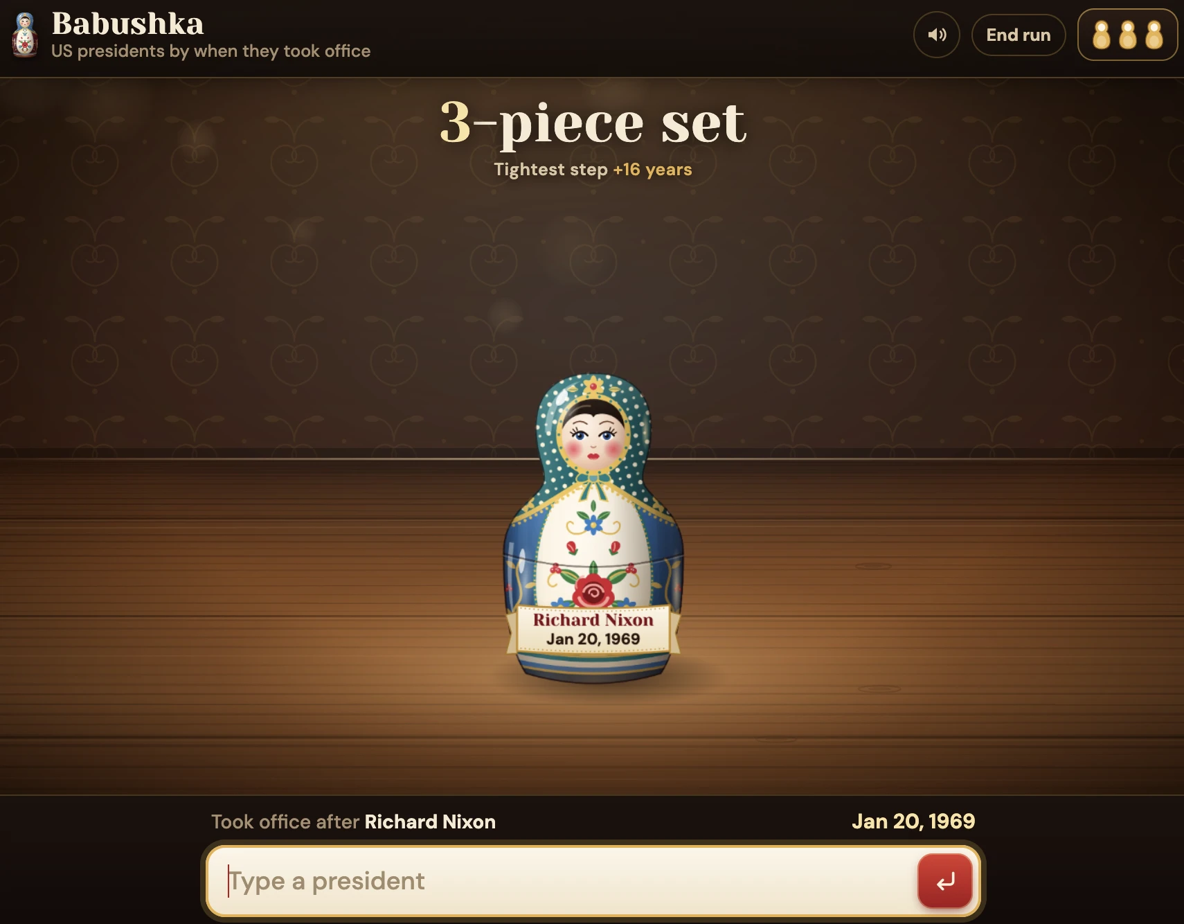 Screenshot of Babushka