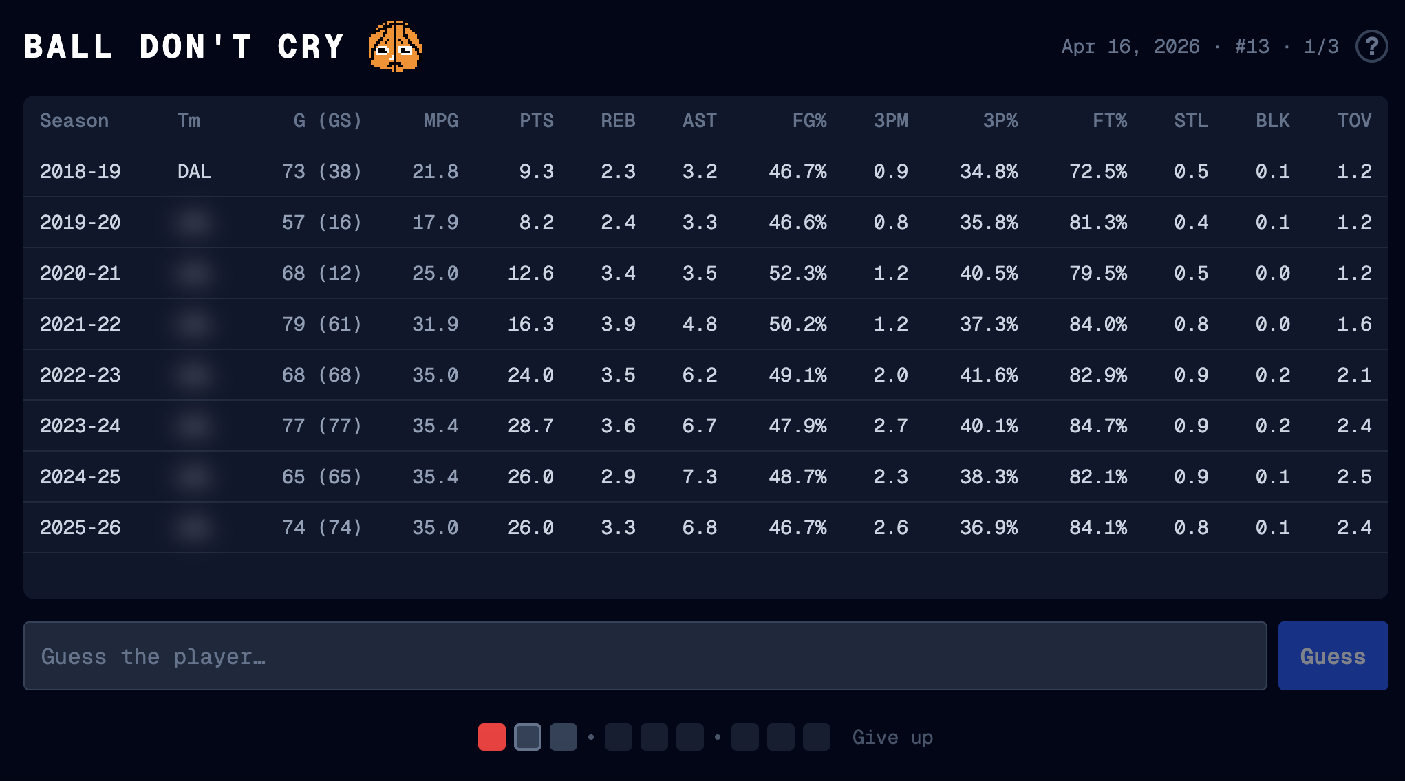 Screenshot of Ball Don't Cry