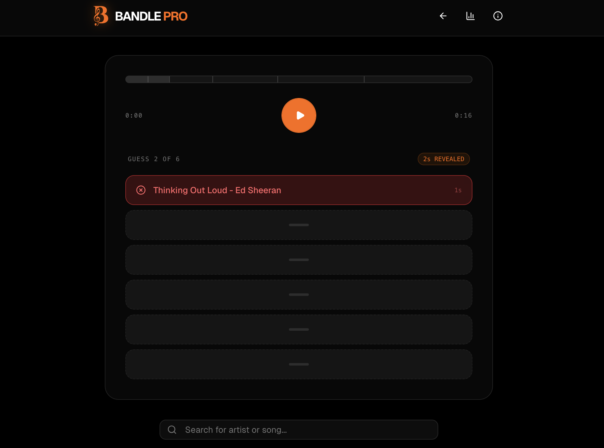 Screenshot of Bandle Pro
