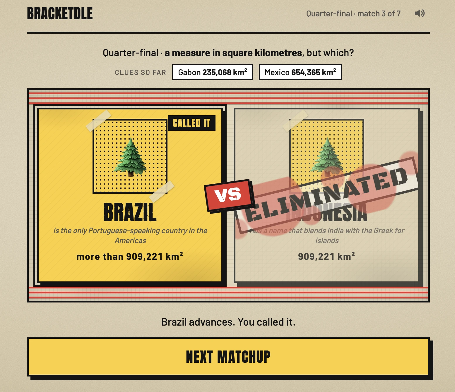 Screenshot of Bracketdle