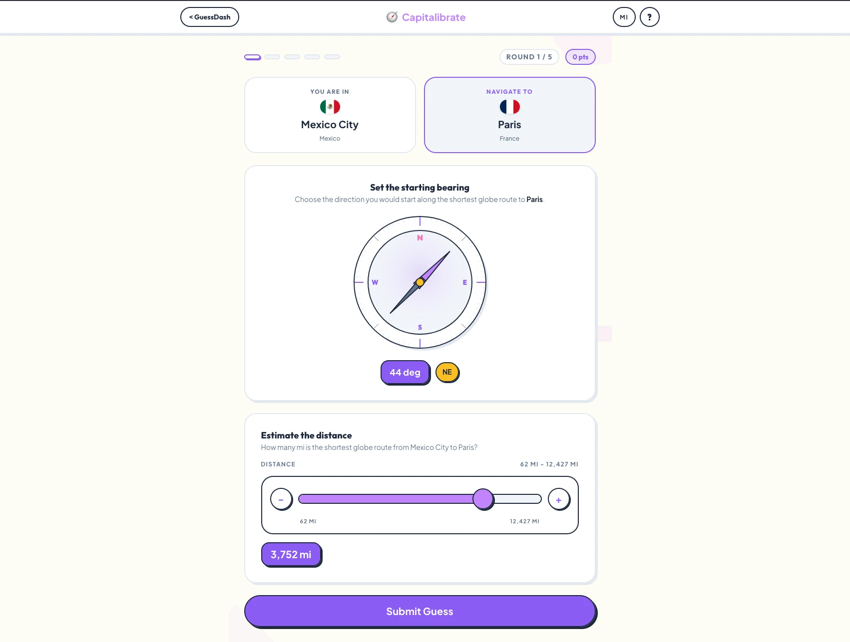 Screenshot of Capitalibrate