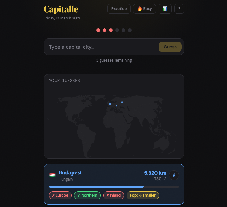 Screenshot of Capitalle
