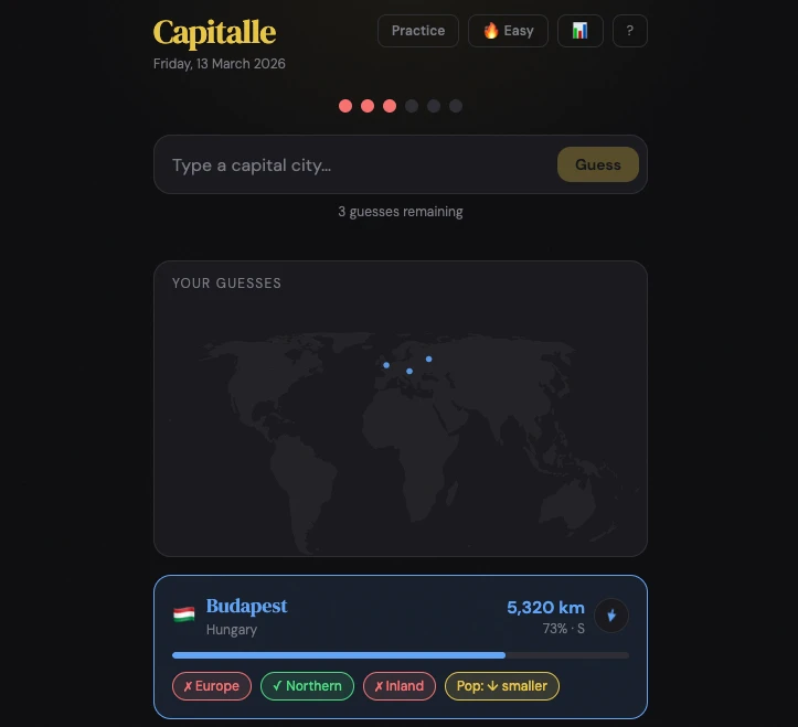 Screenshot of Capitalle