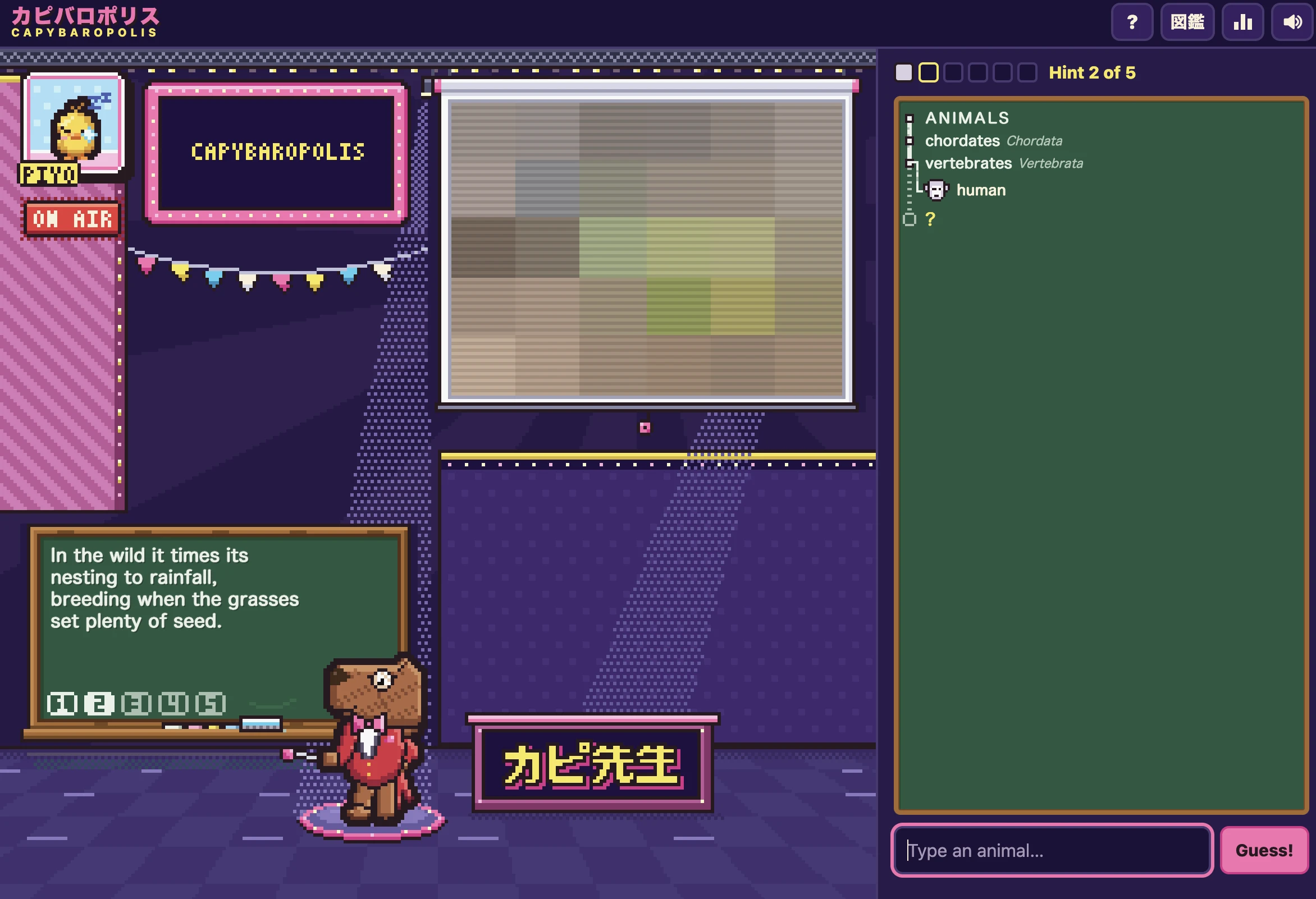 Screenshot of Capybaropolis