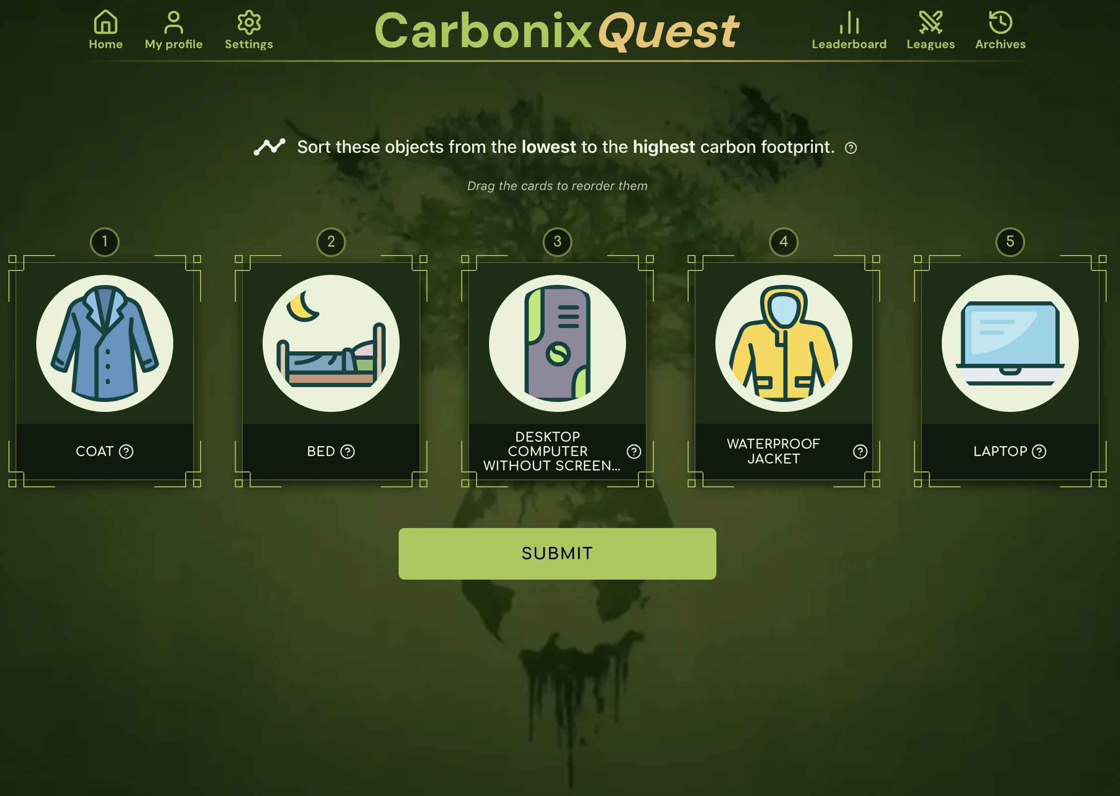 Screenshot of CarbonixQuest