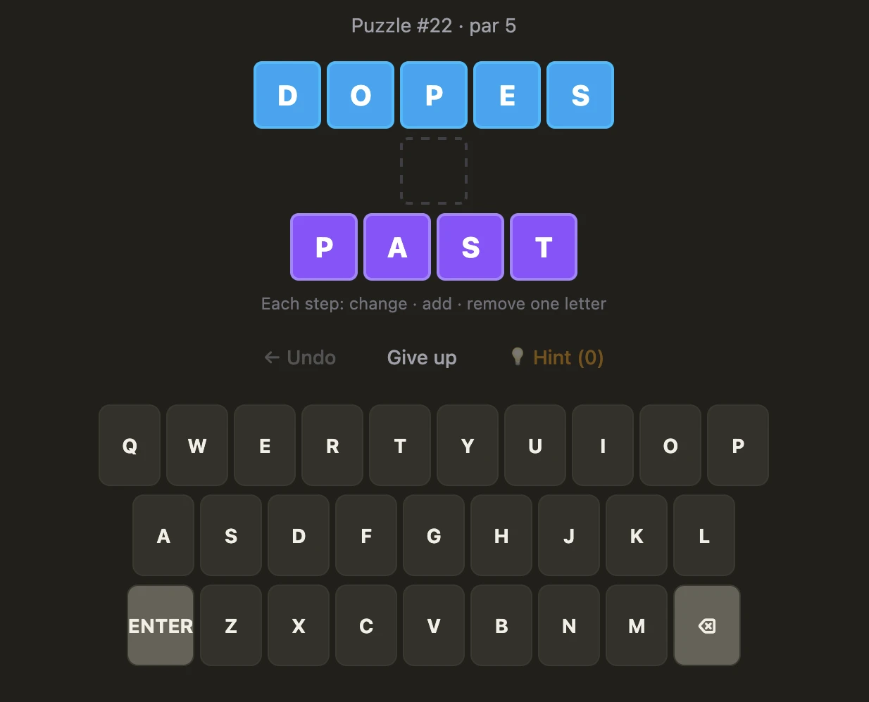 Screenshot of Chainle
