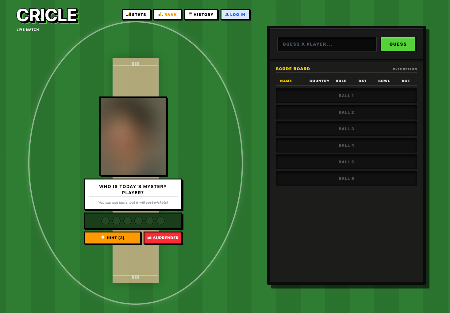 Screenshot of Cricle