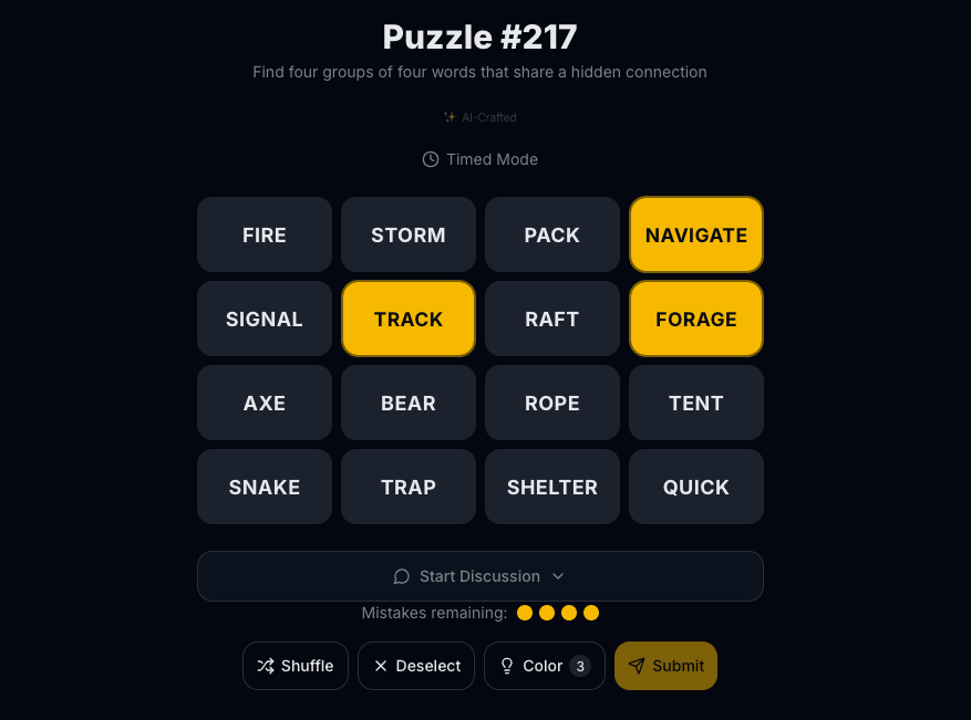 Screenshot of ClueCrush