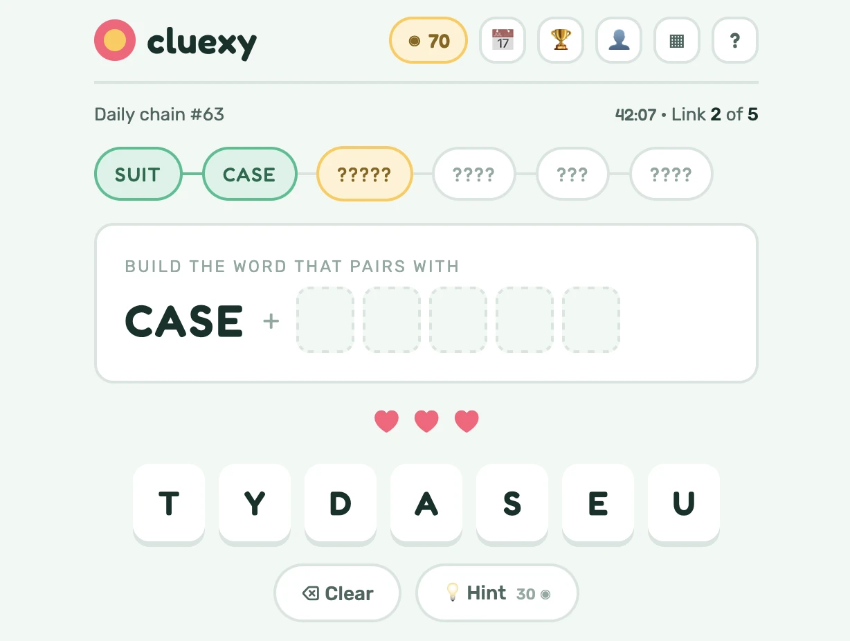 Screenshot of Cluexy