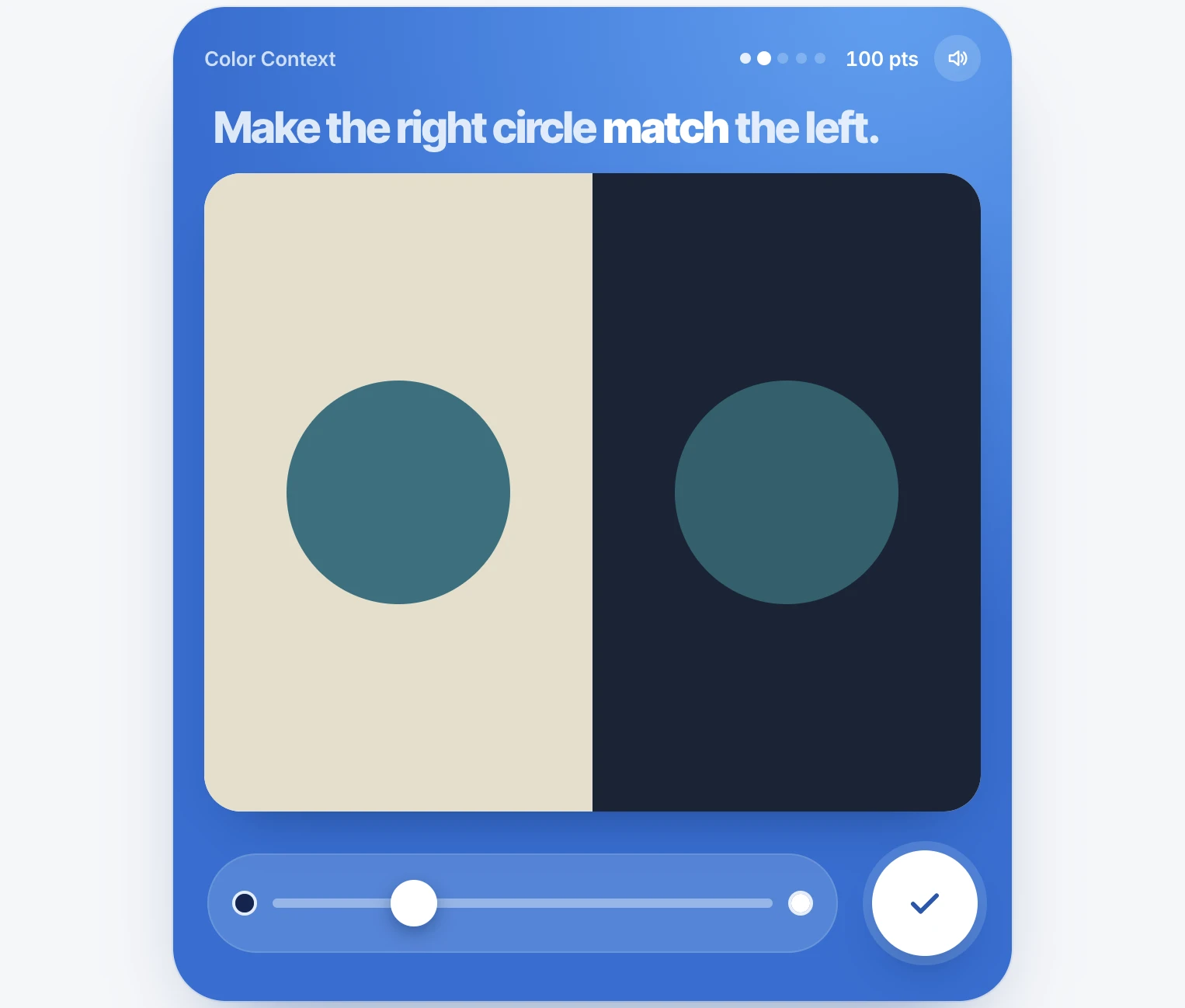 Screenshot of Color Context