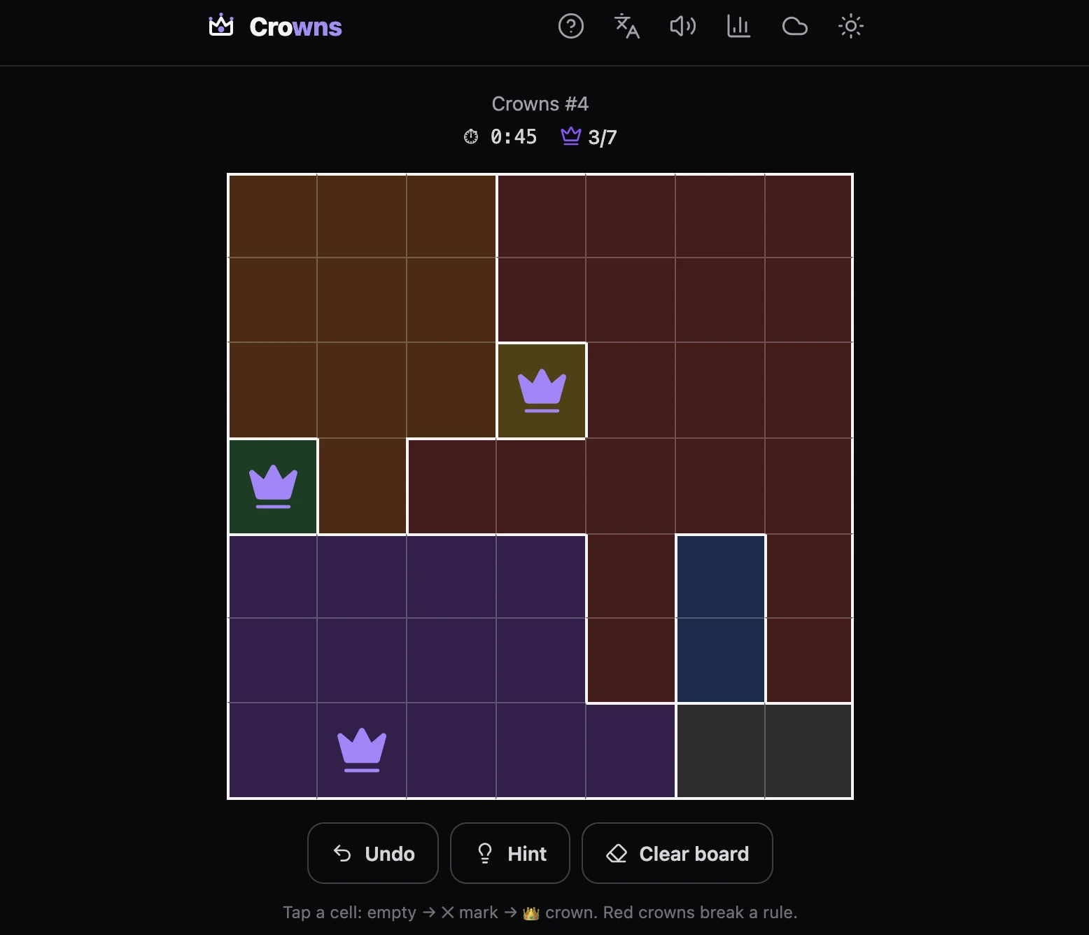 Screenshot of Crowns