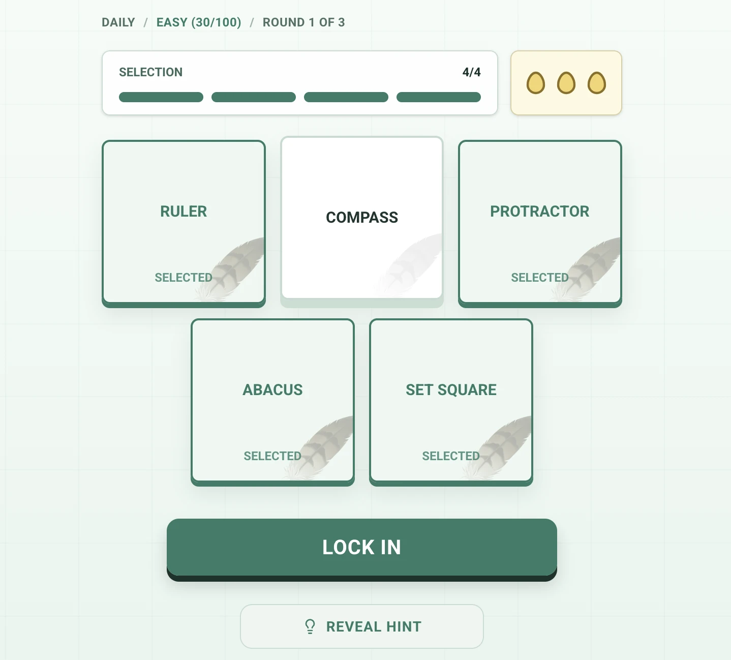 Screenshot of Duck Duck Goose