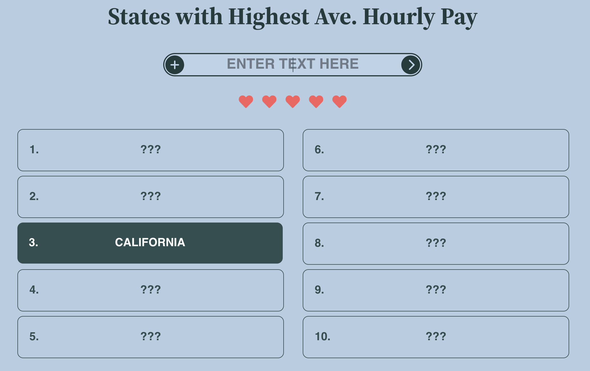 Screenshot of Daily Tens