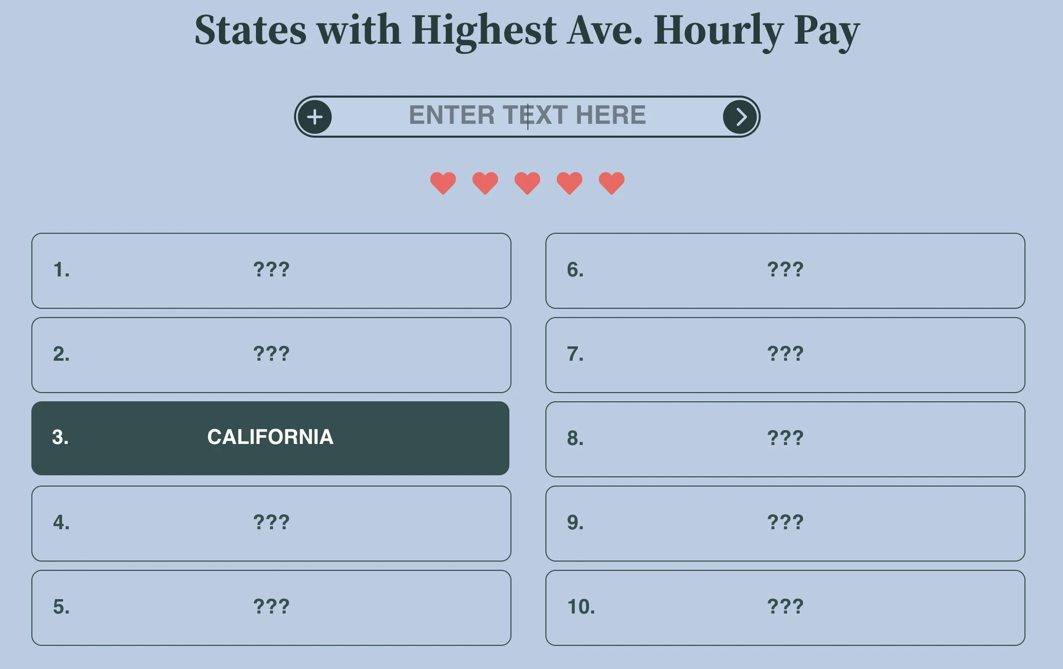 Screenshot of Daily Tens