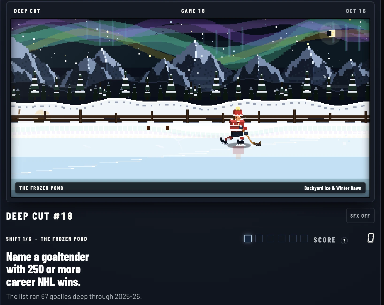 Screenshot of Deep Cut