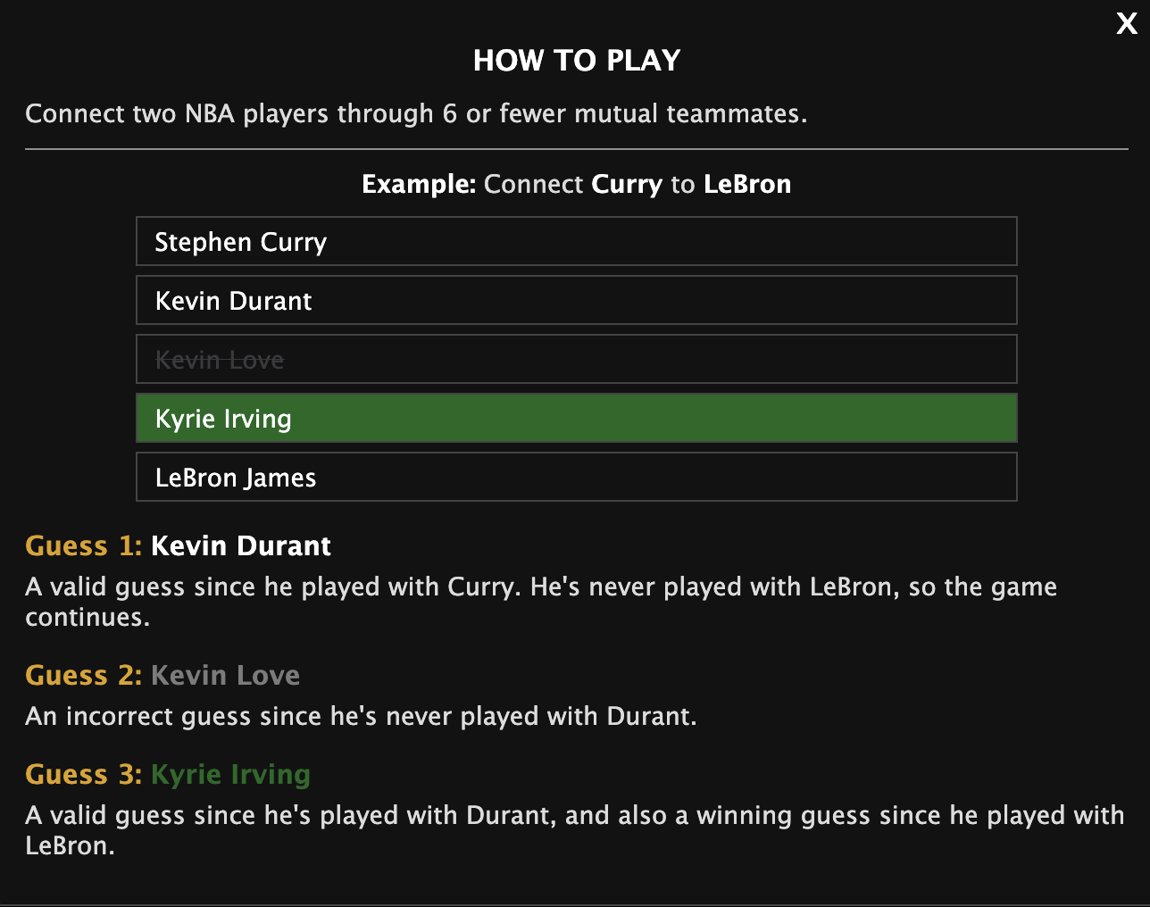 Screenshot of Dribble