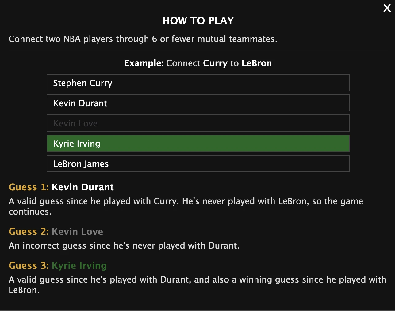 Screenshot of Dribble