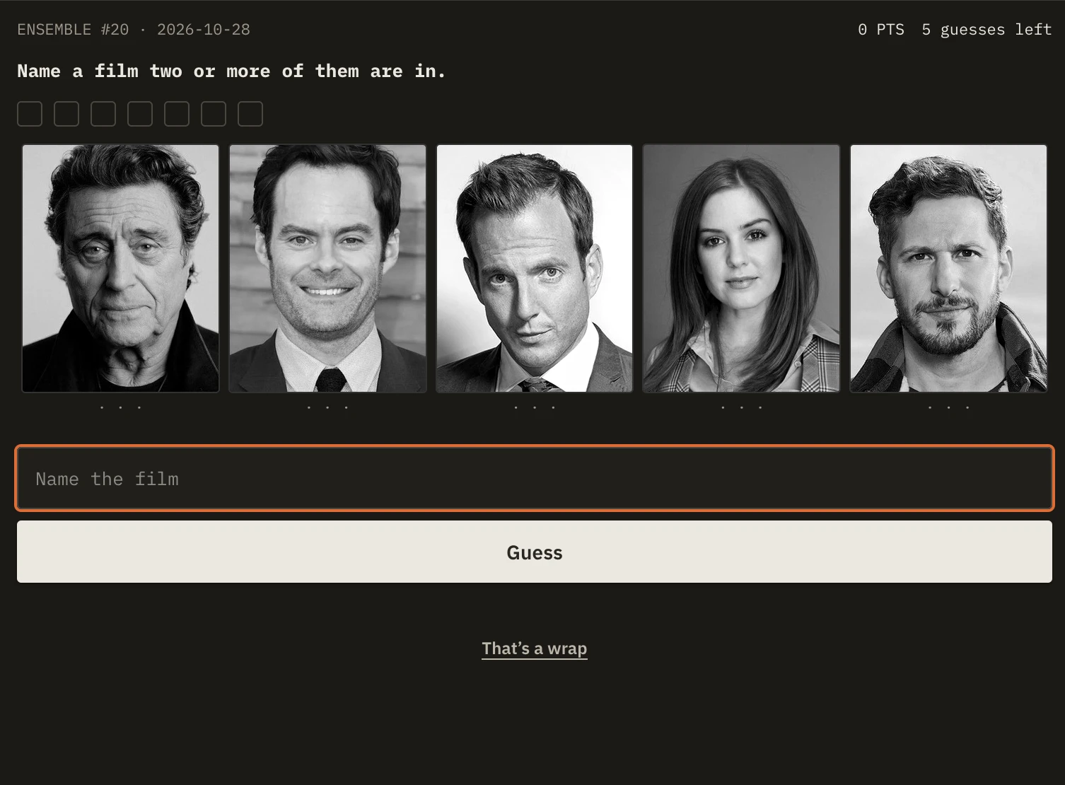 Screenshot of Ensemble