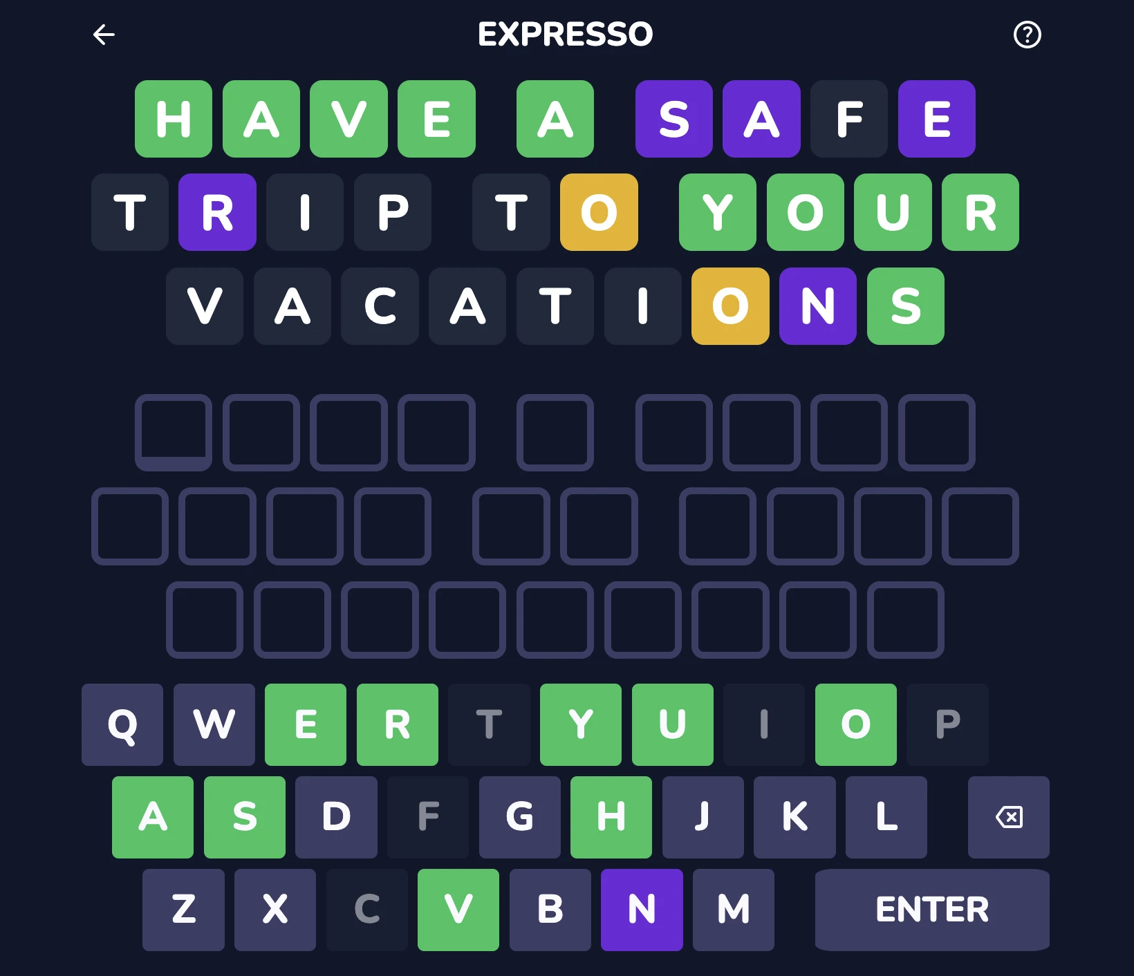 Screenshot of Expresso