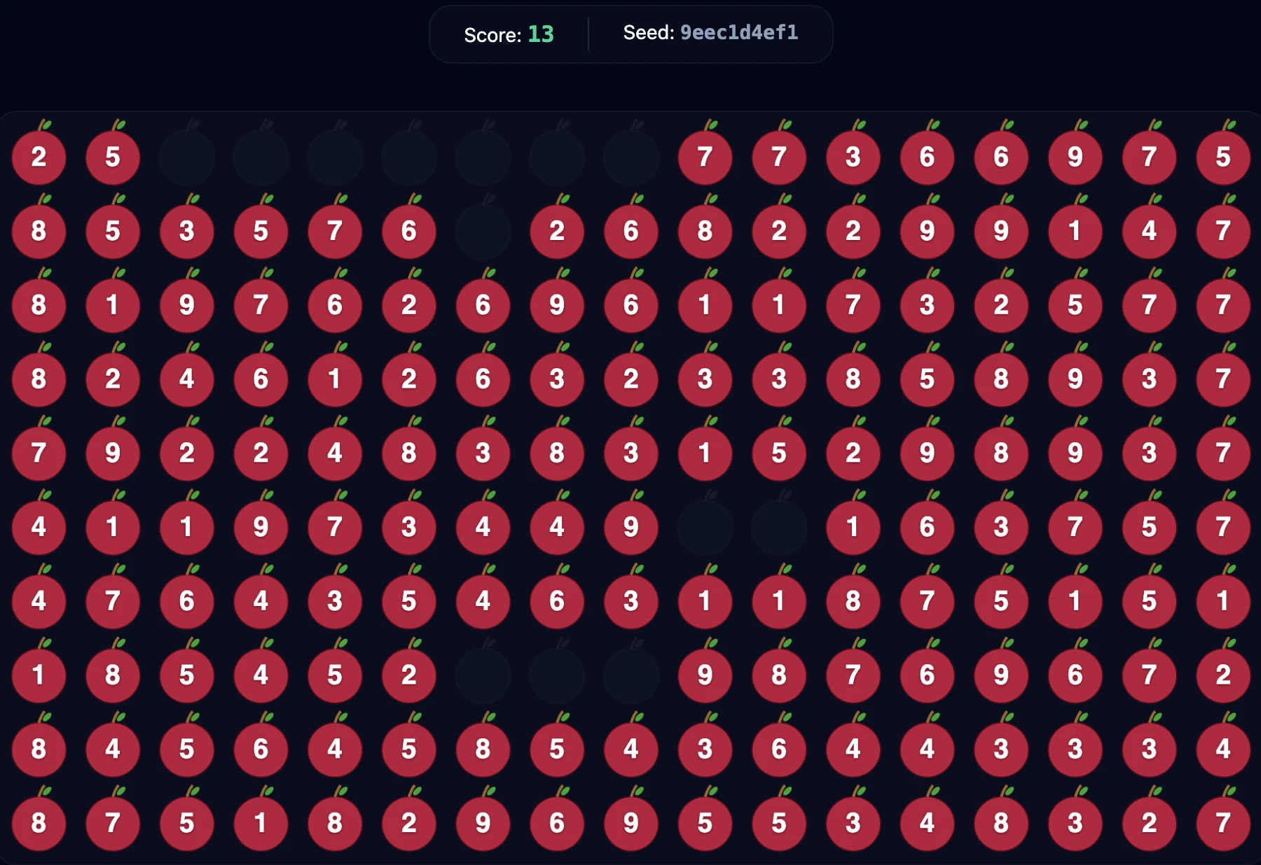 Screenshot of Fruitarena Daily