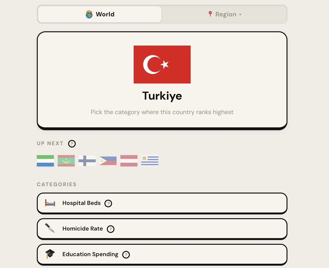 Screenshot of GeoRankle