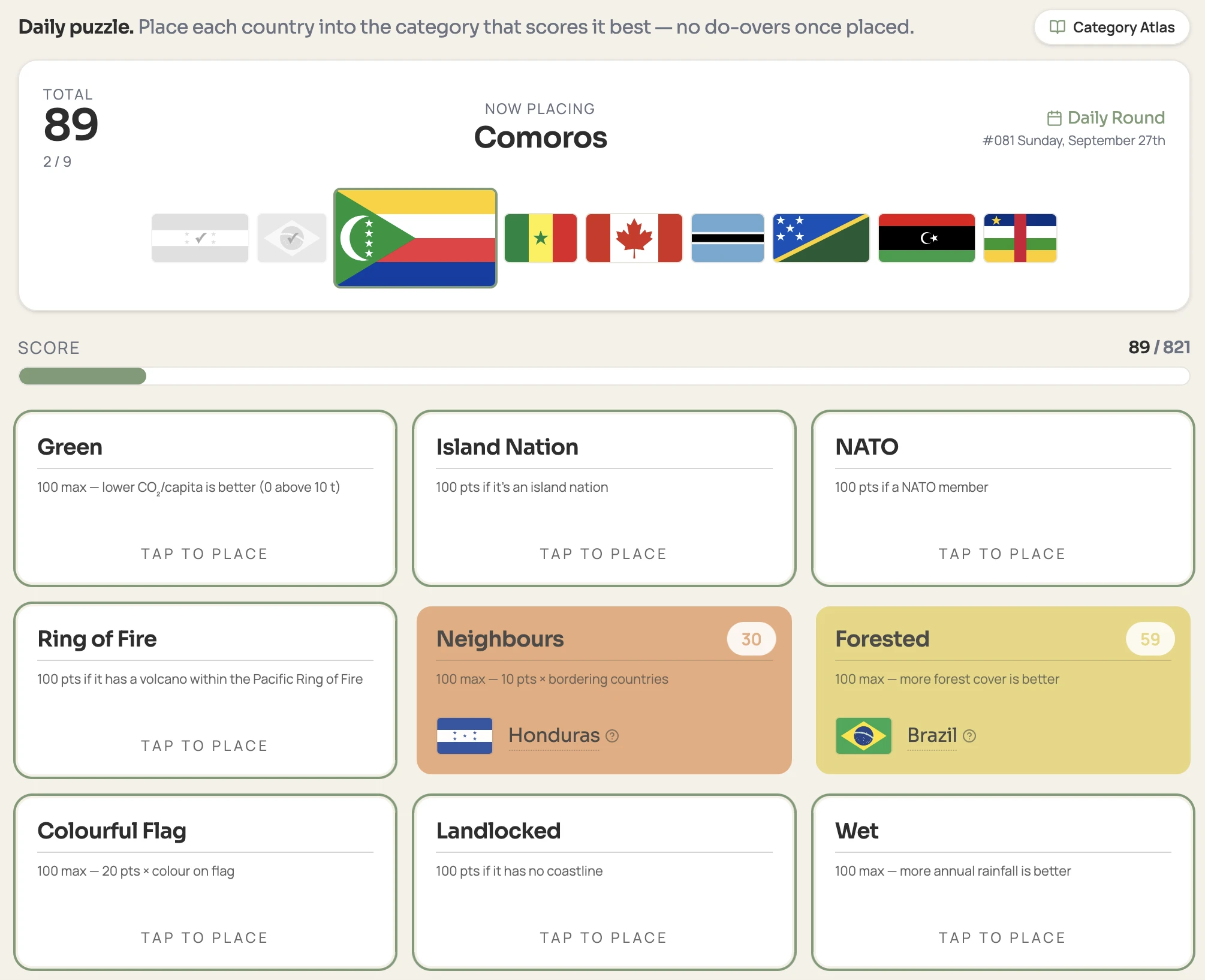 Screenshot of Geozee