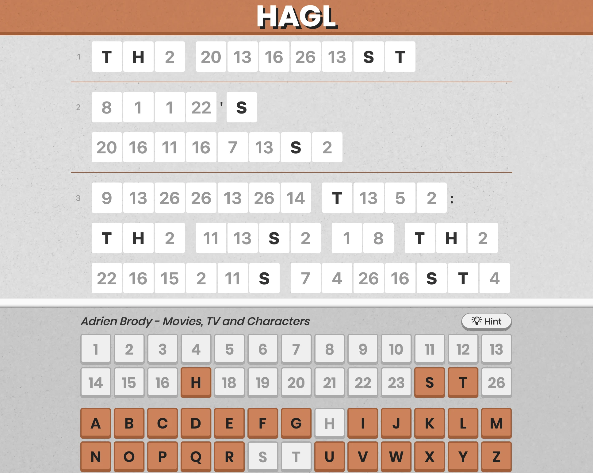 Screenshot of HAGL