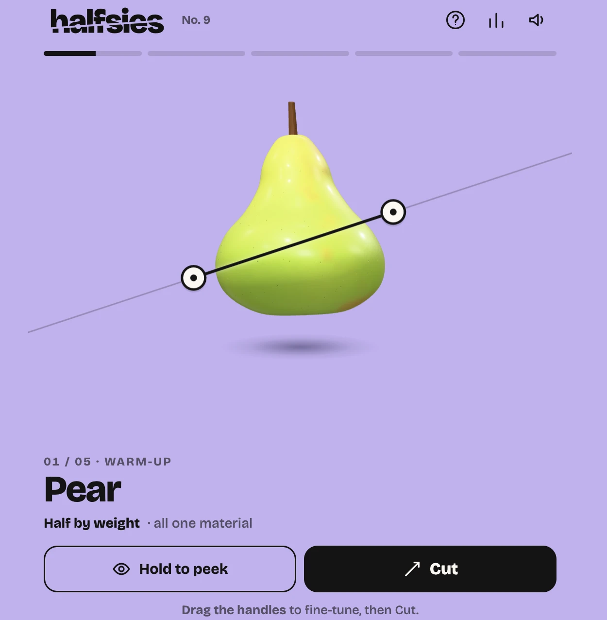 Screenshot of Halfsies