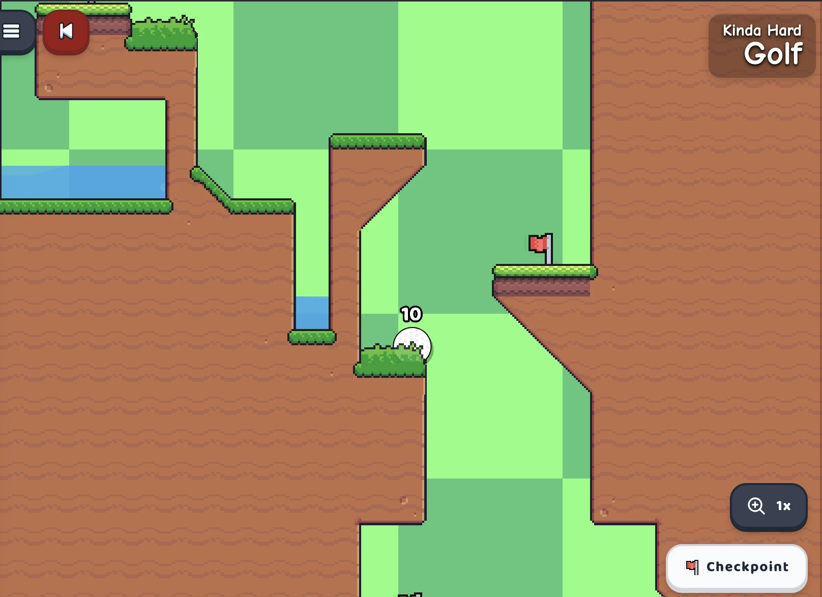 Screenshot of Kinda Hard Golf
