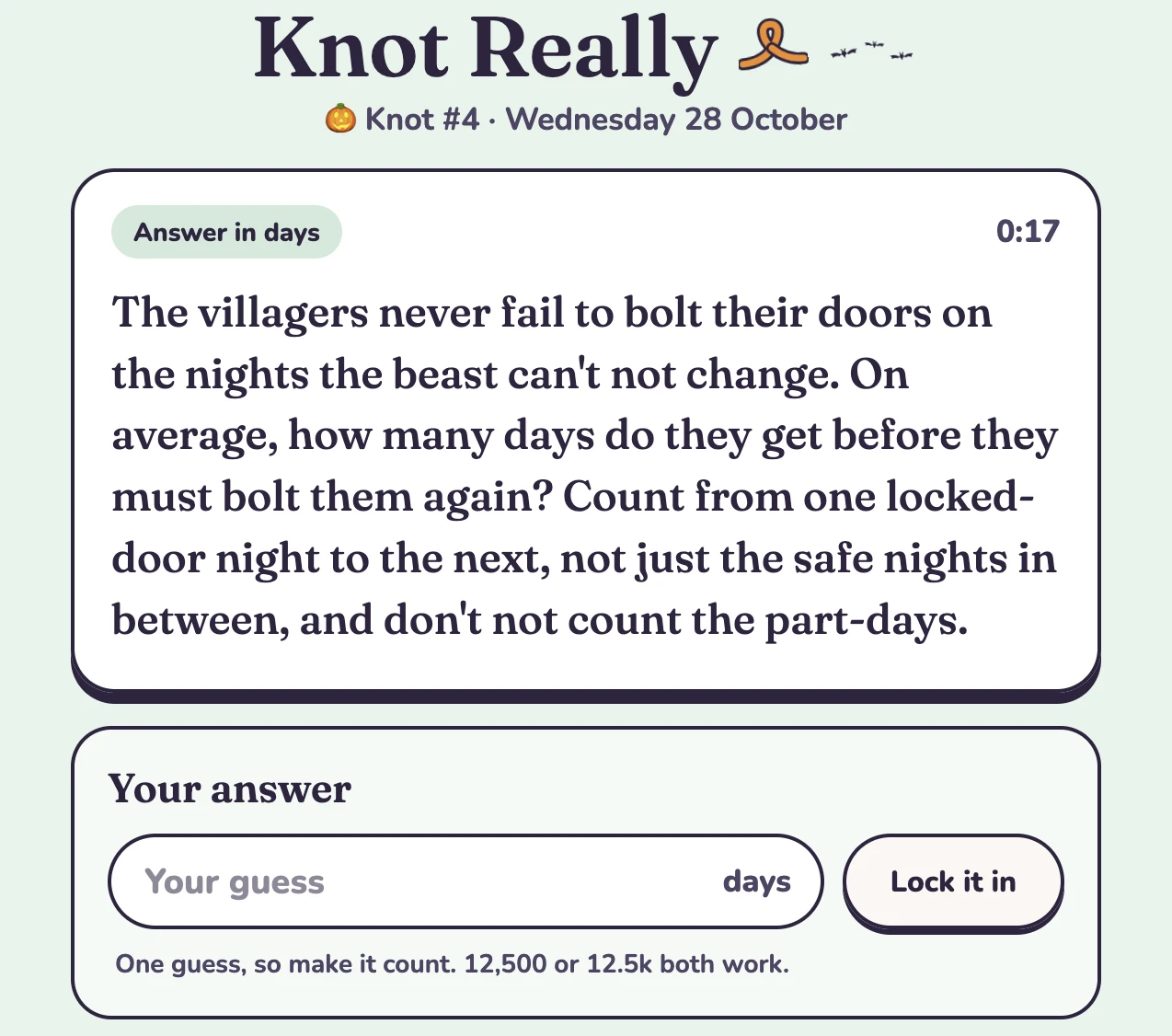 Screenshot of knot really