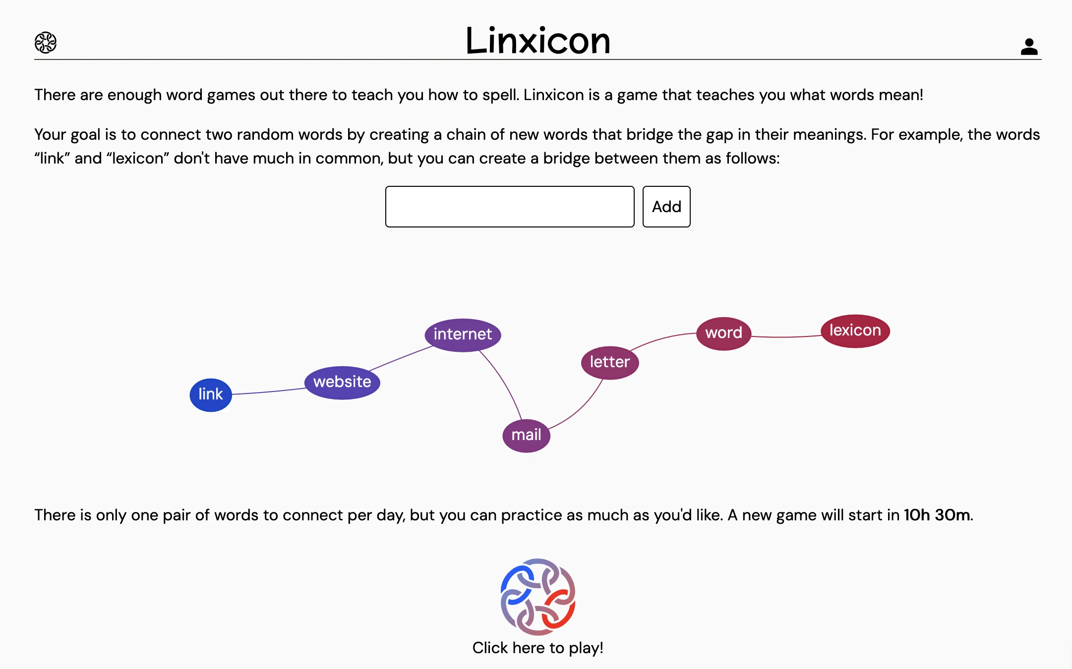 Screenshot of Linxicon