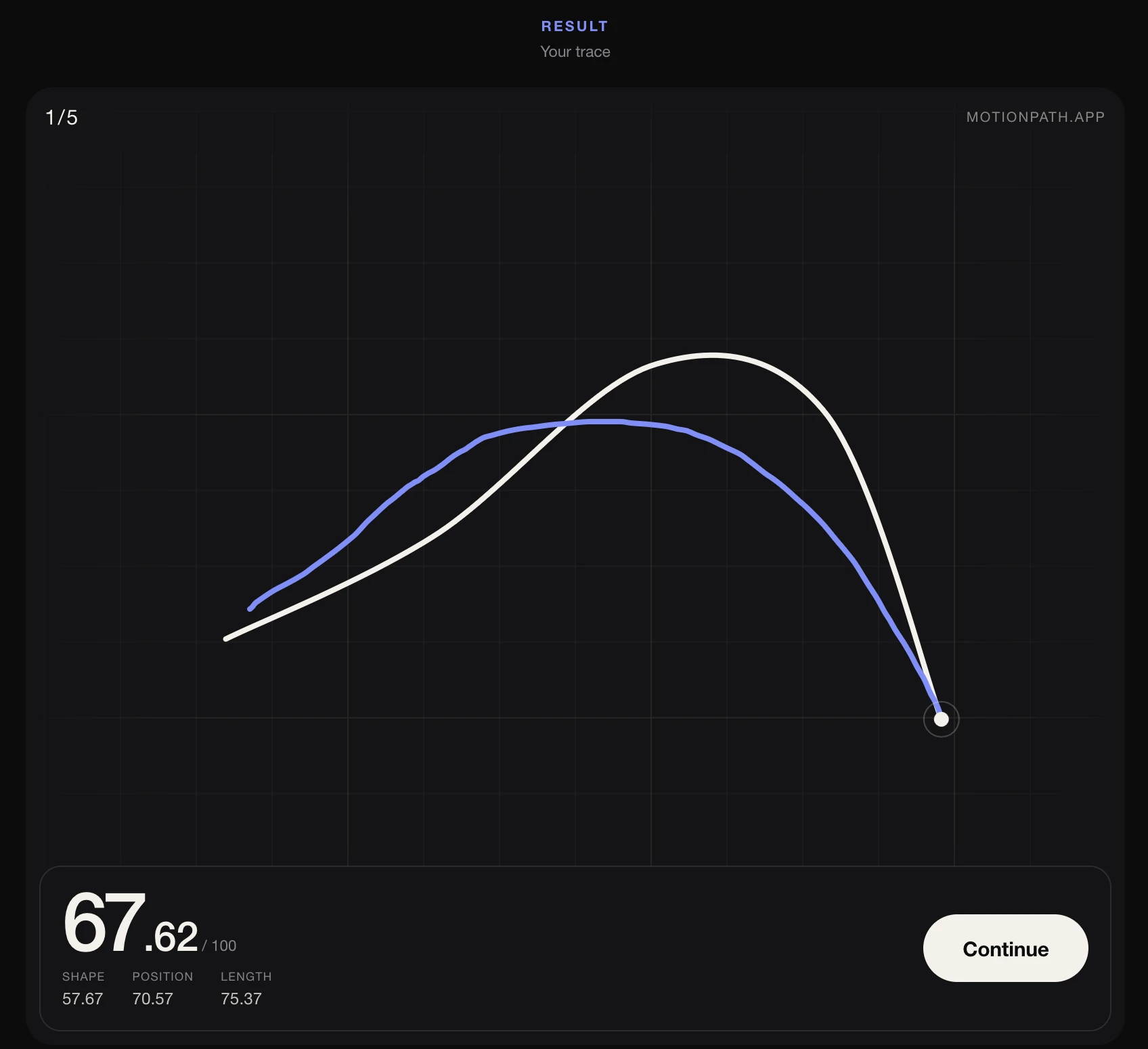 Screenshot of MotionPath