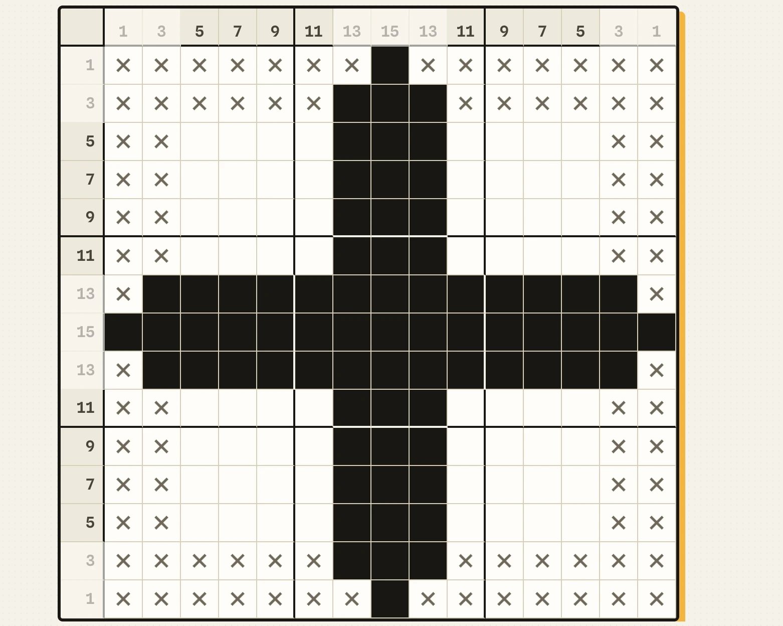 Screenshot of Nonogram