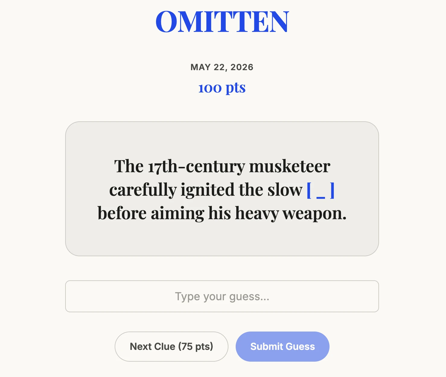 Screenshot of Omitten