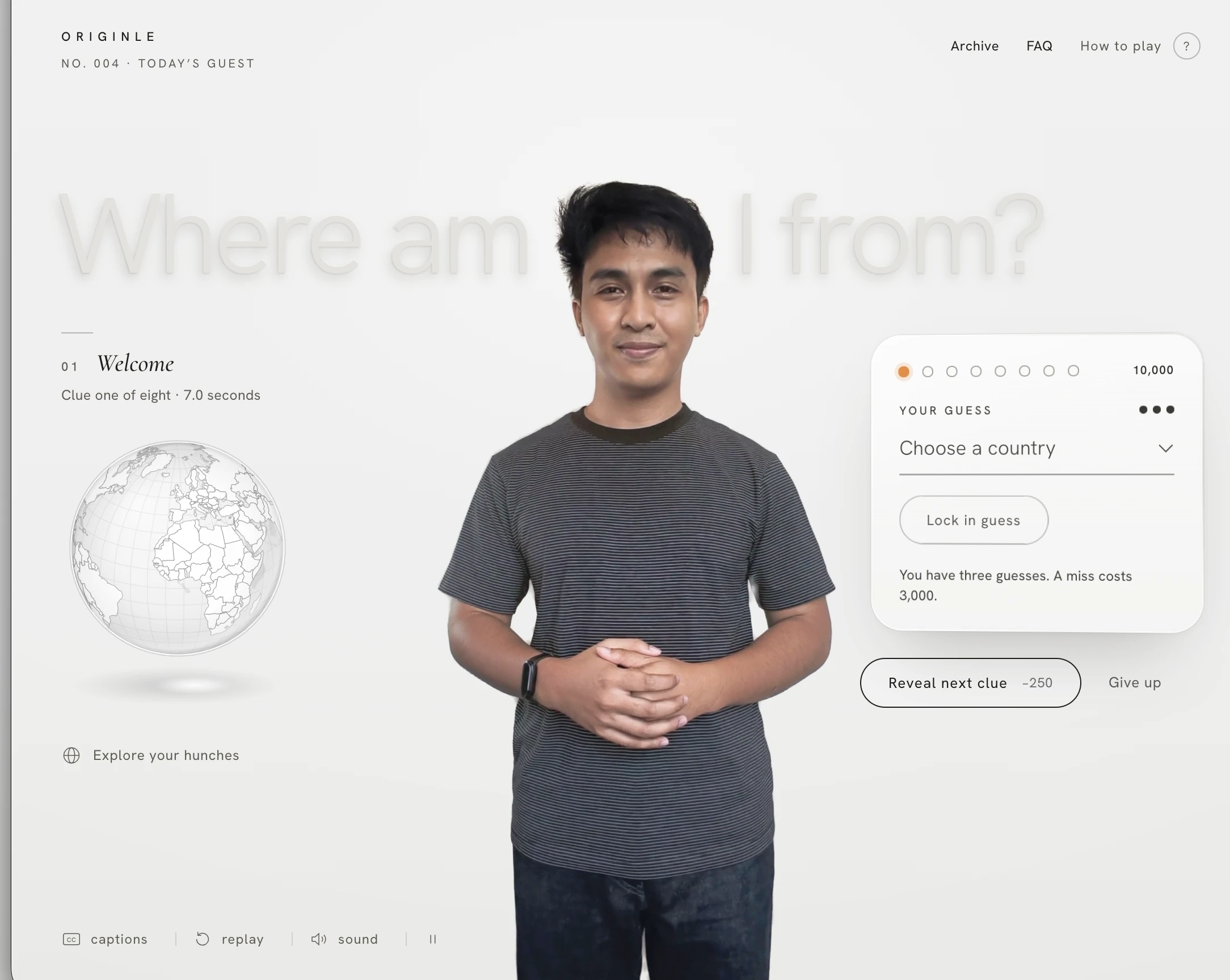 Screenshot of Originle