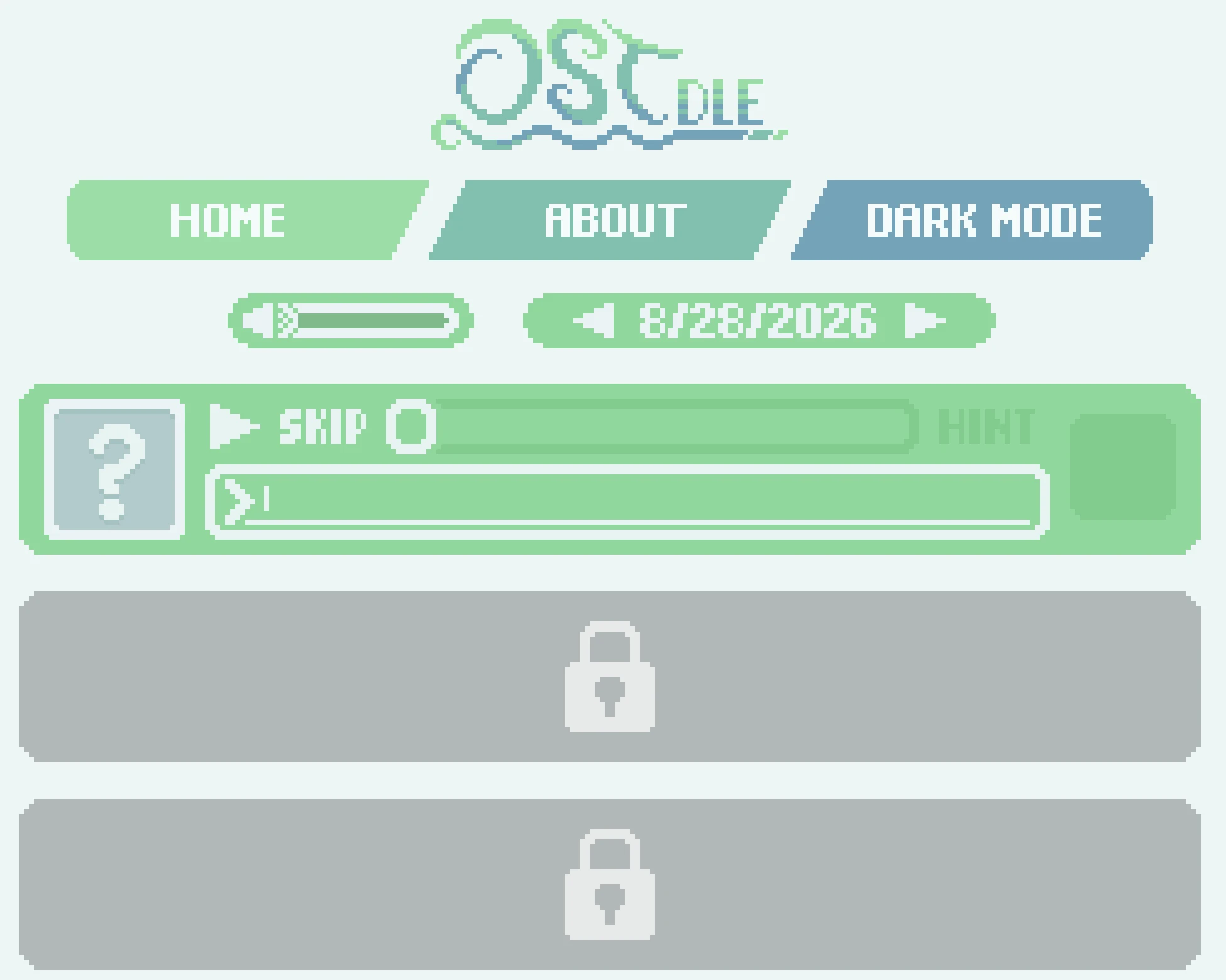 Screenshot of OSTdle