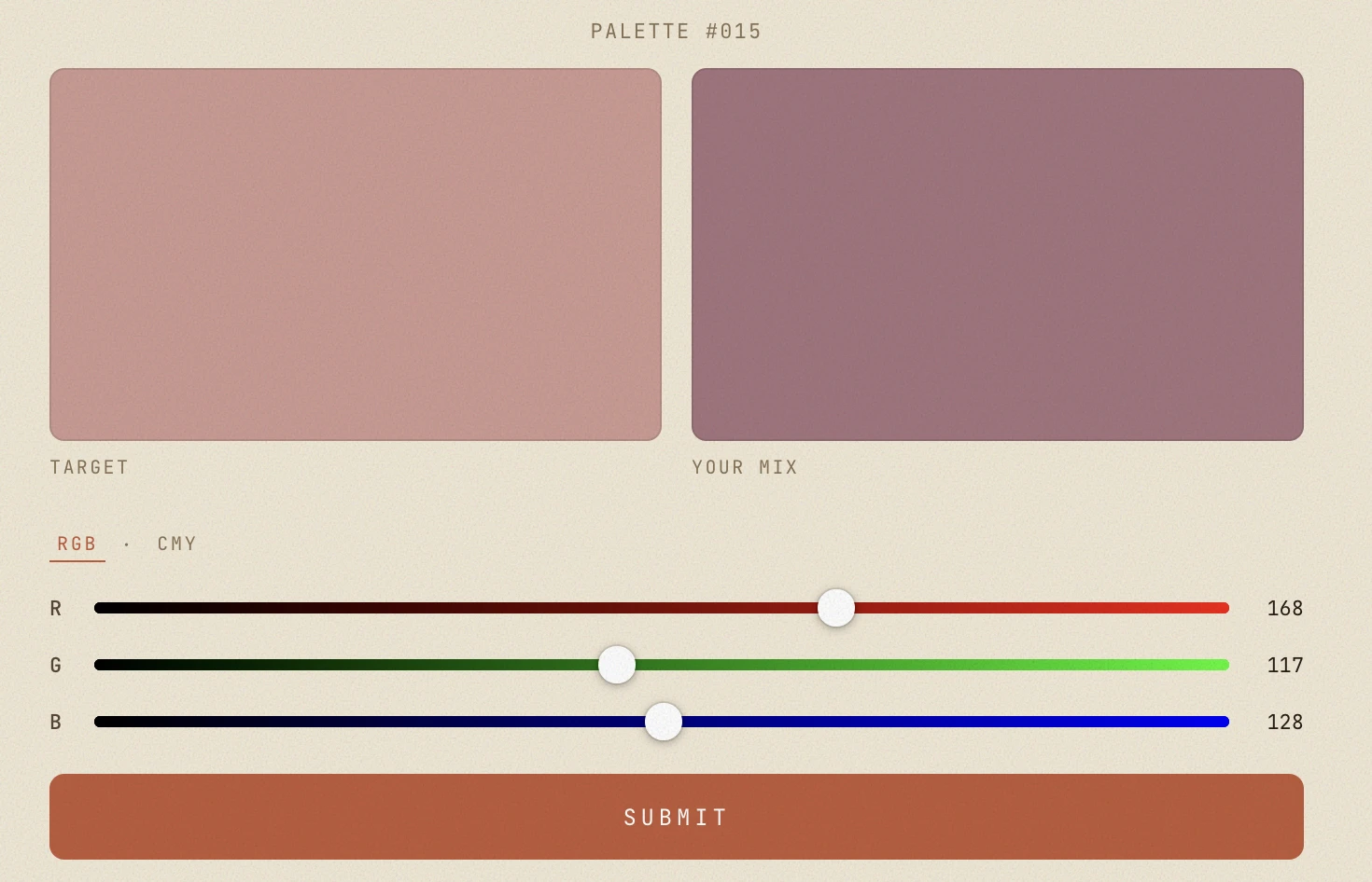 Screenshot of Palette