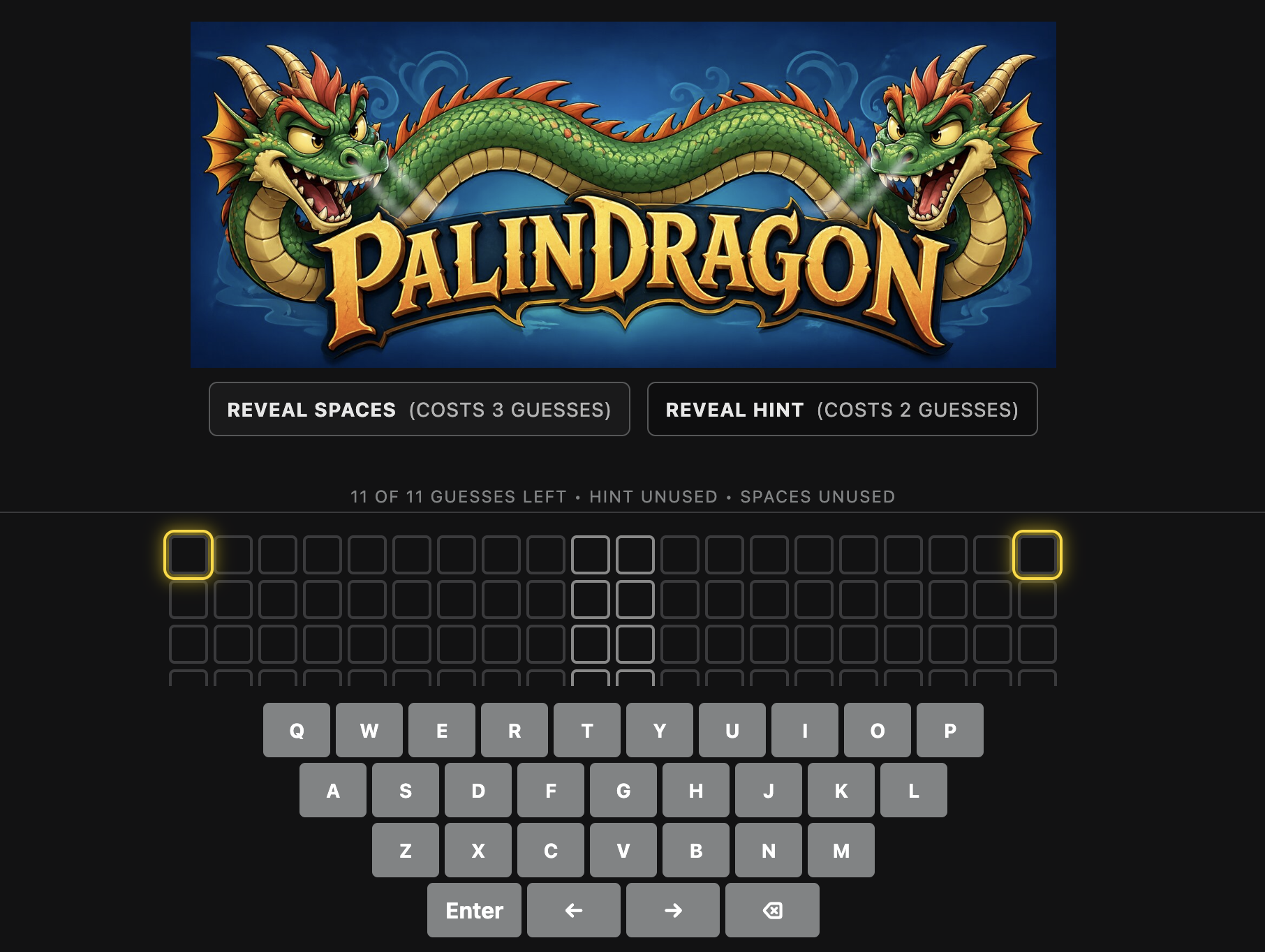 Screenshot of PalinDragon