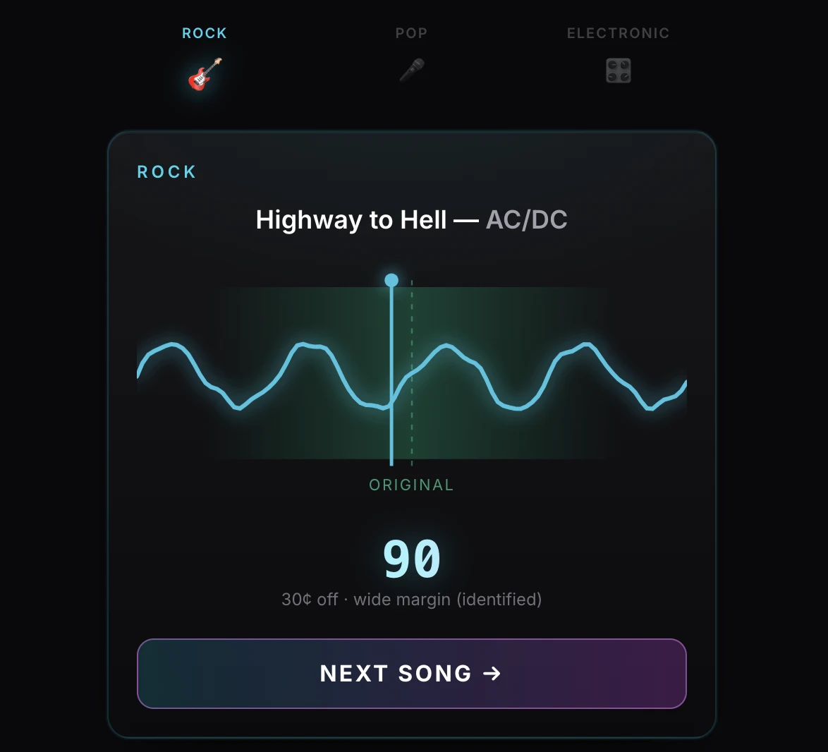 Screenshot of Pitchdle