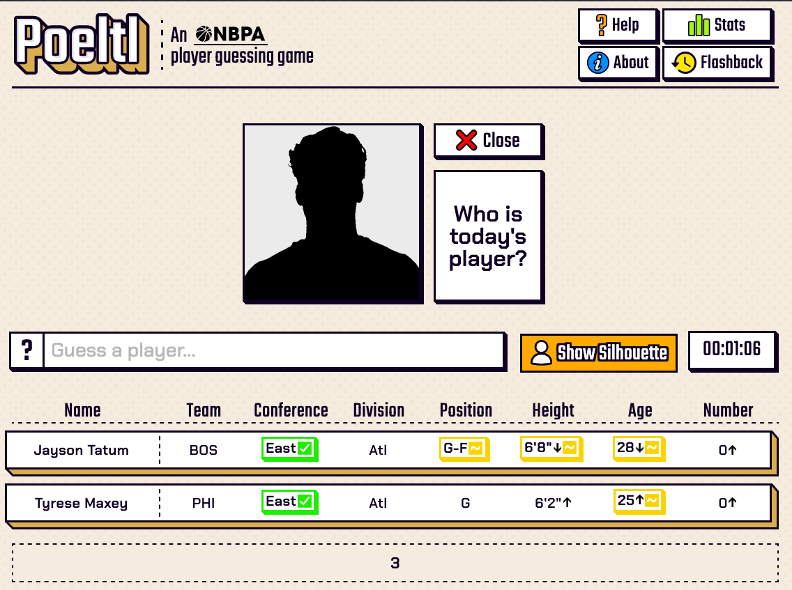 Screenshot of Poeltl