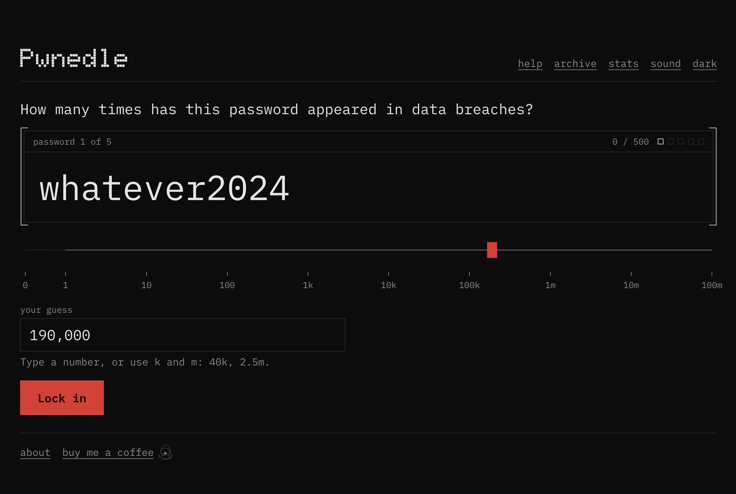 Screenshot of Pwnedle