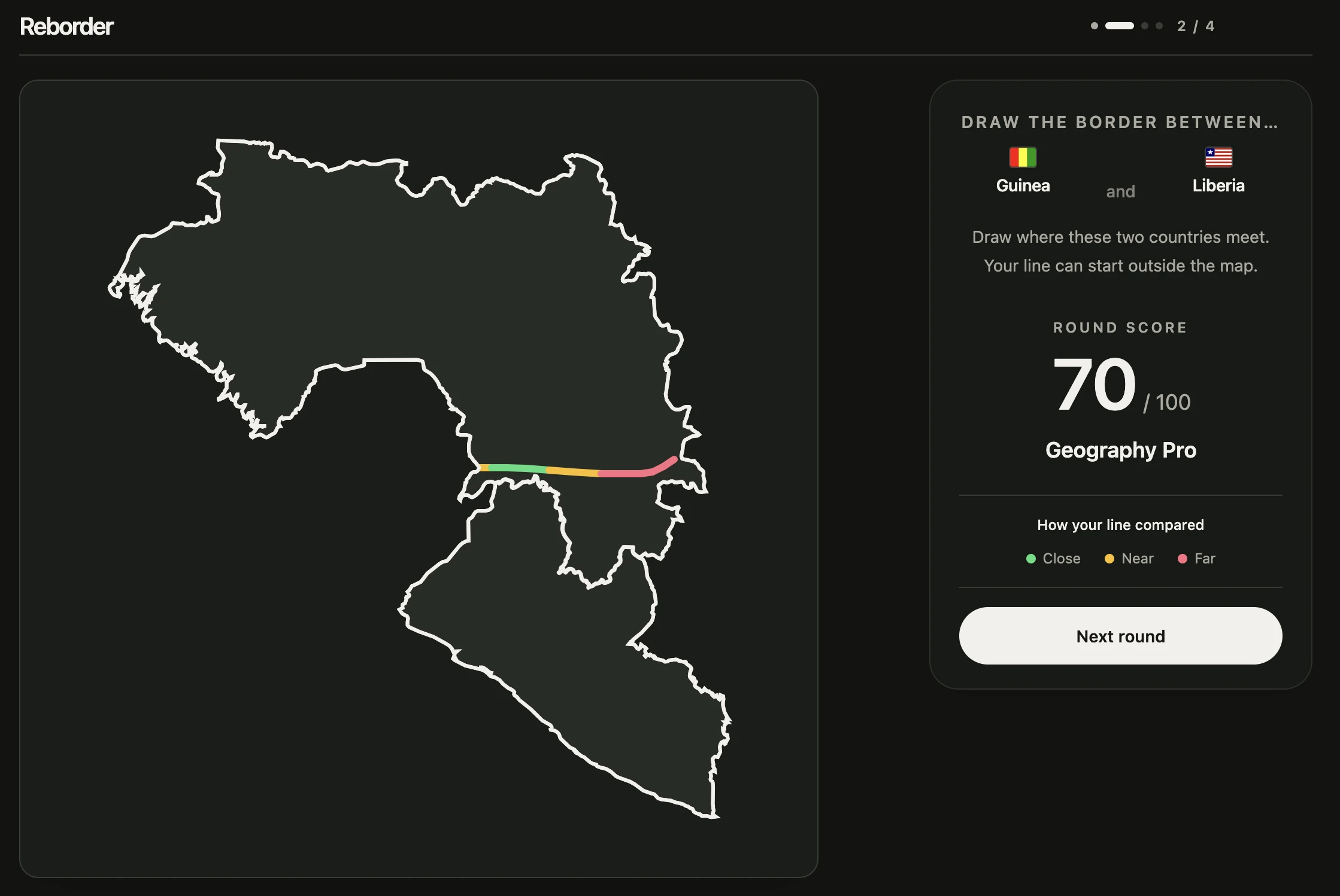 Screenshot of Reborder
