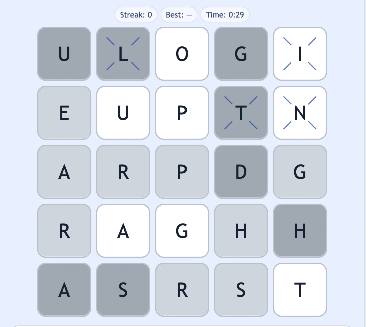 Screenshot of Rikivo Words