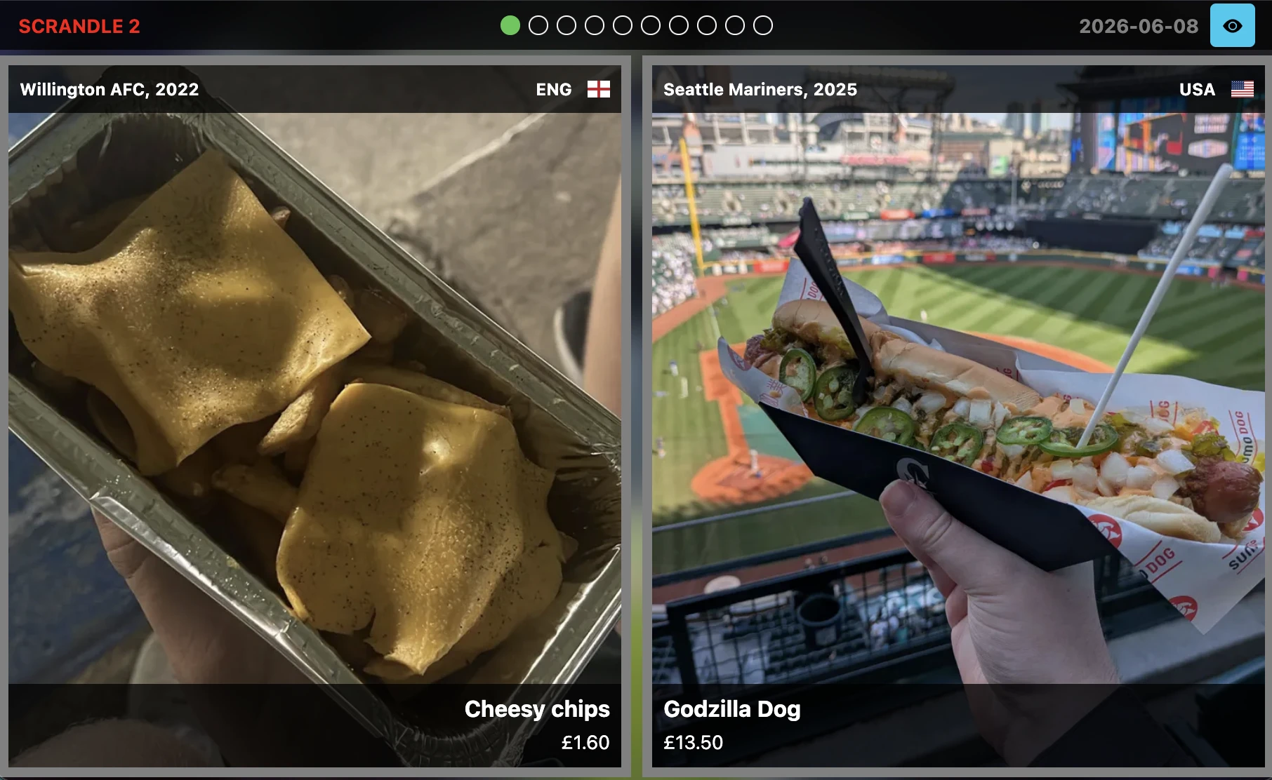 Screenshot of scrandle