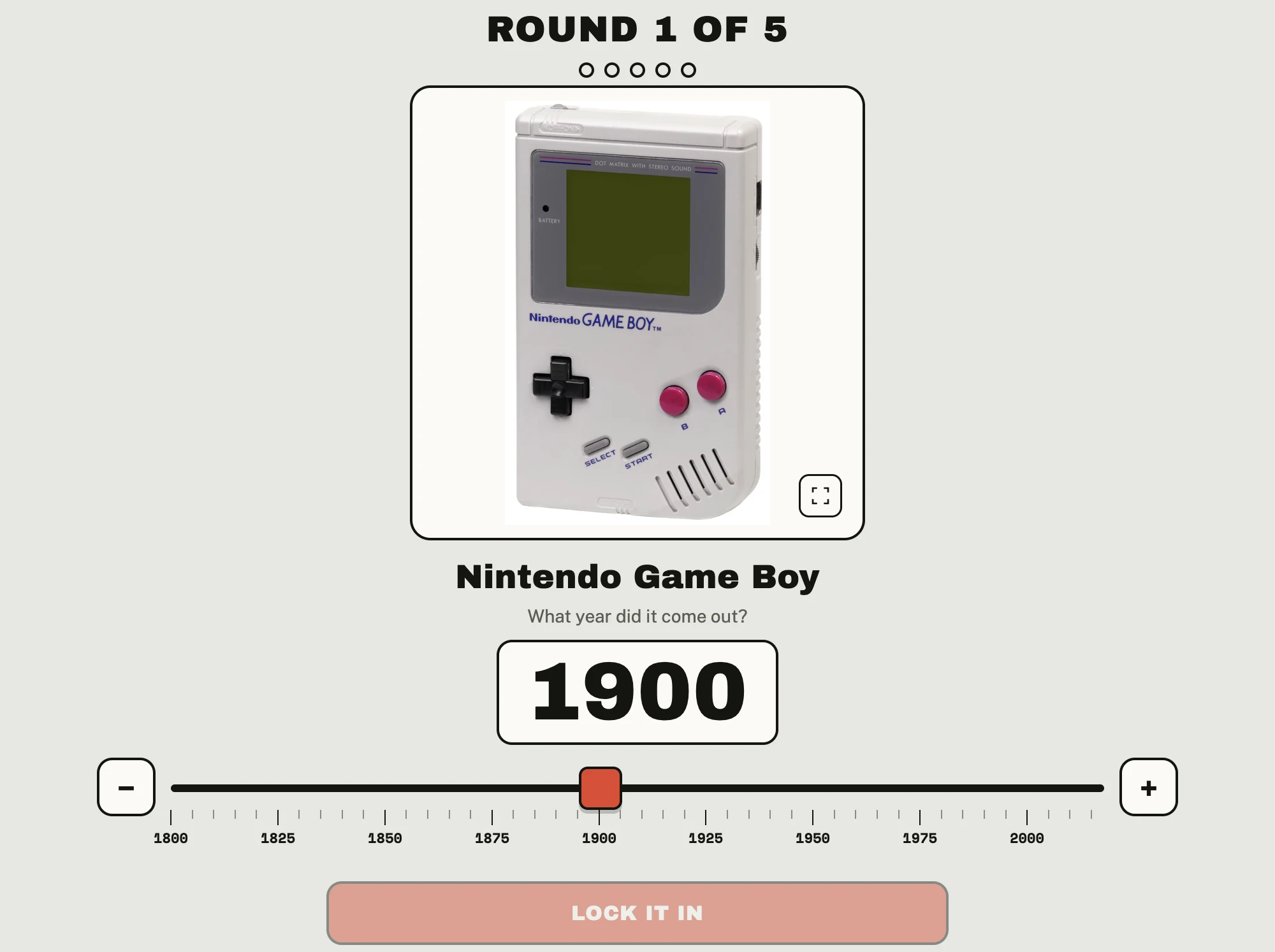 Screenshot of Shelf Life