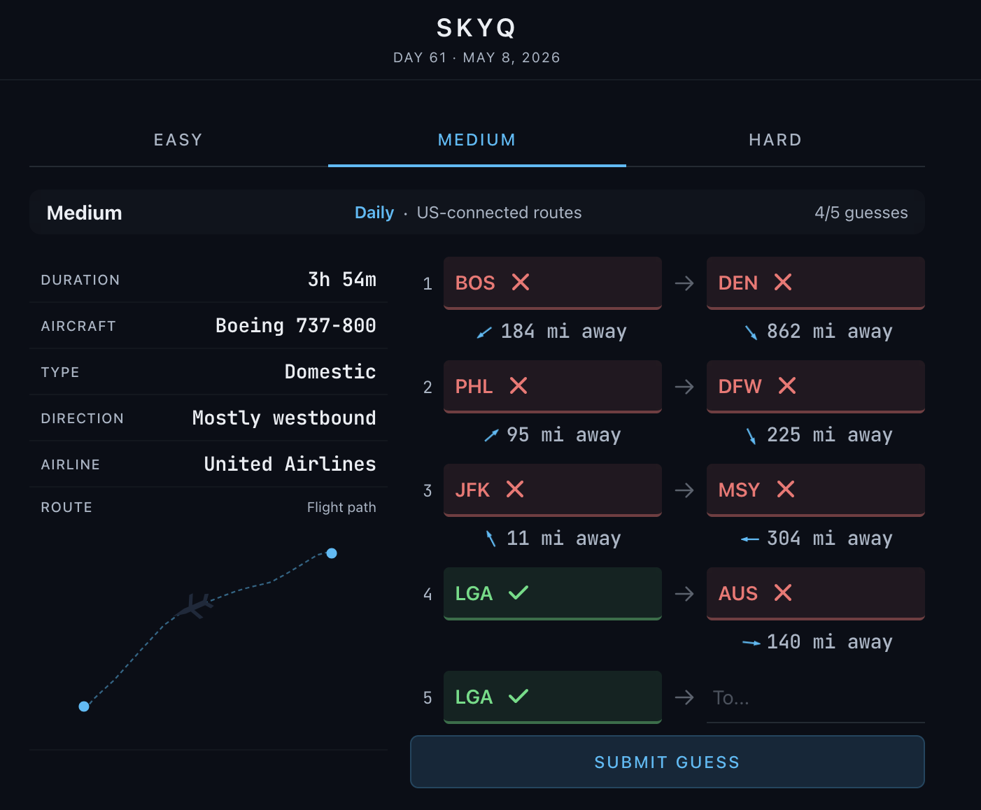 Screenshot of SkyQ