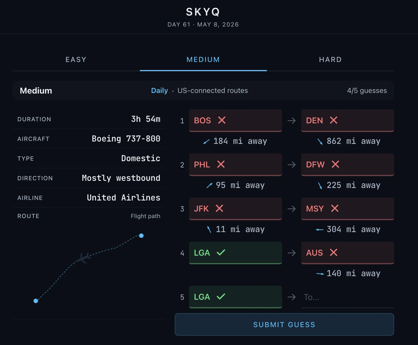 Screenshot of SkyQ