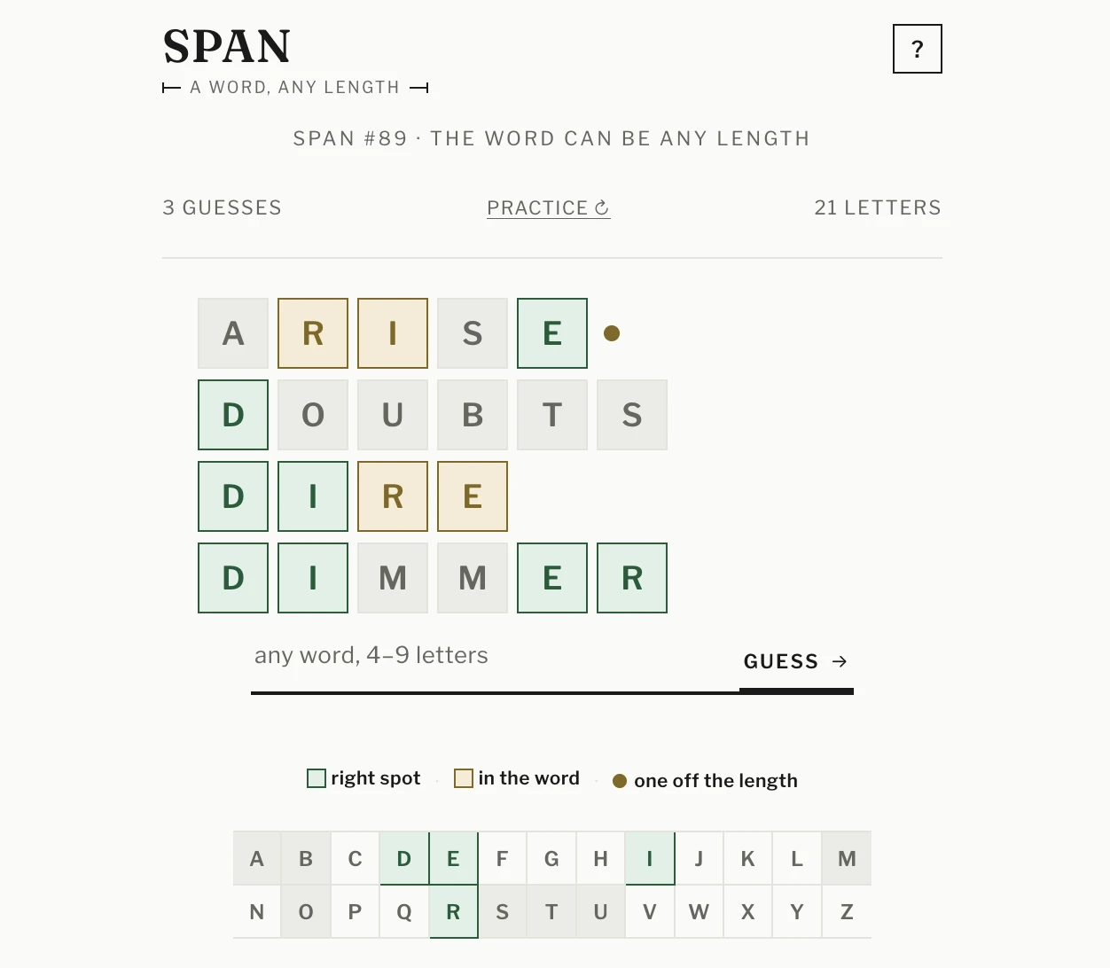 Screenshot of Span